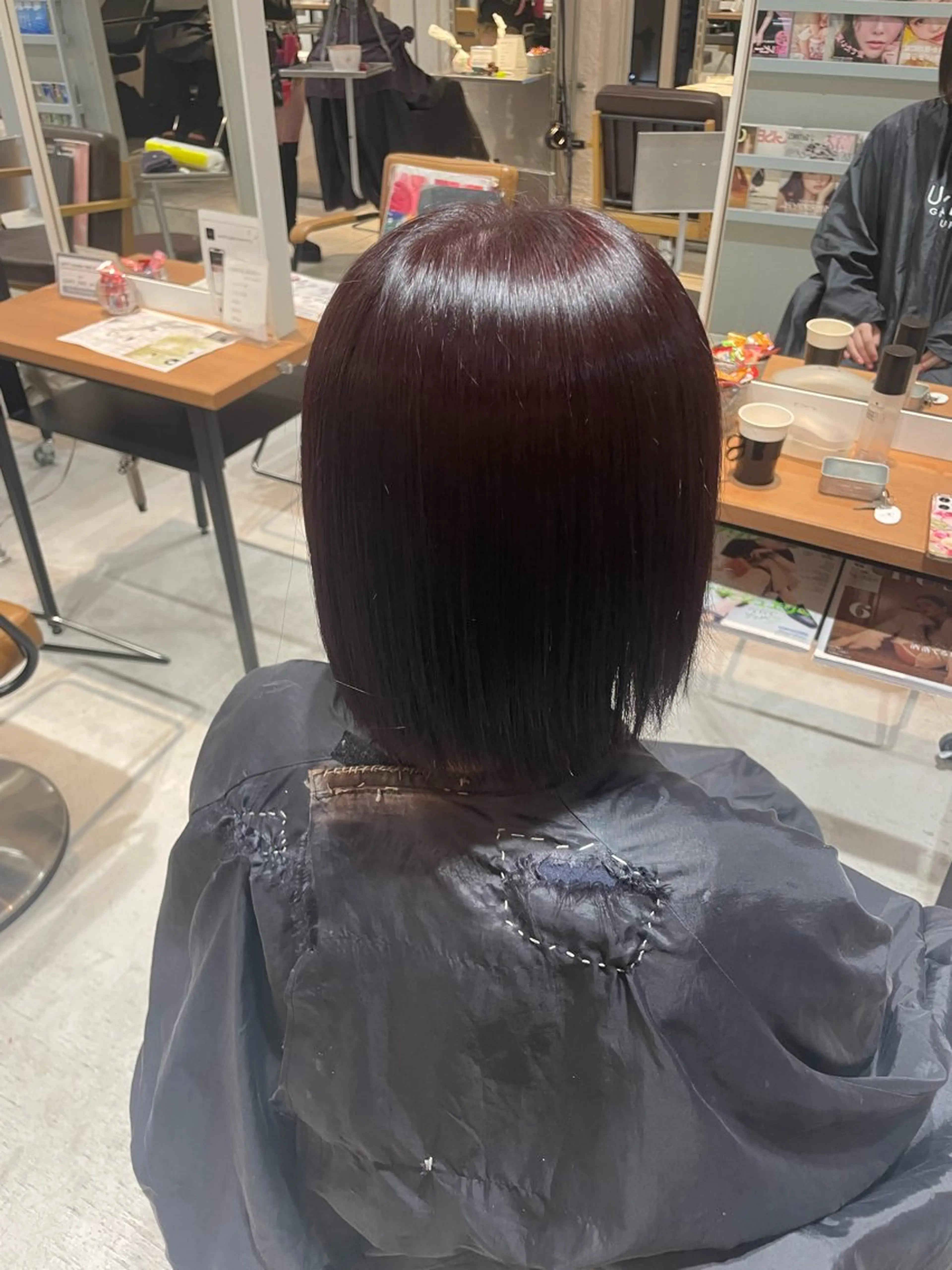 ショート L studio心斎橋店【エルスタジオ】所属・透け感ベージュ 🪐REN🪐のヘアスタイル