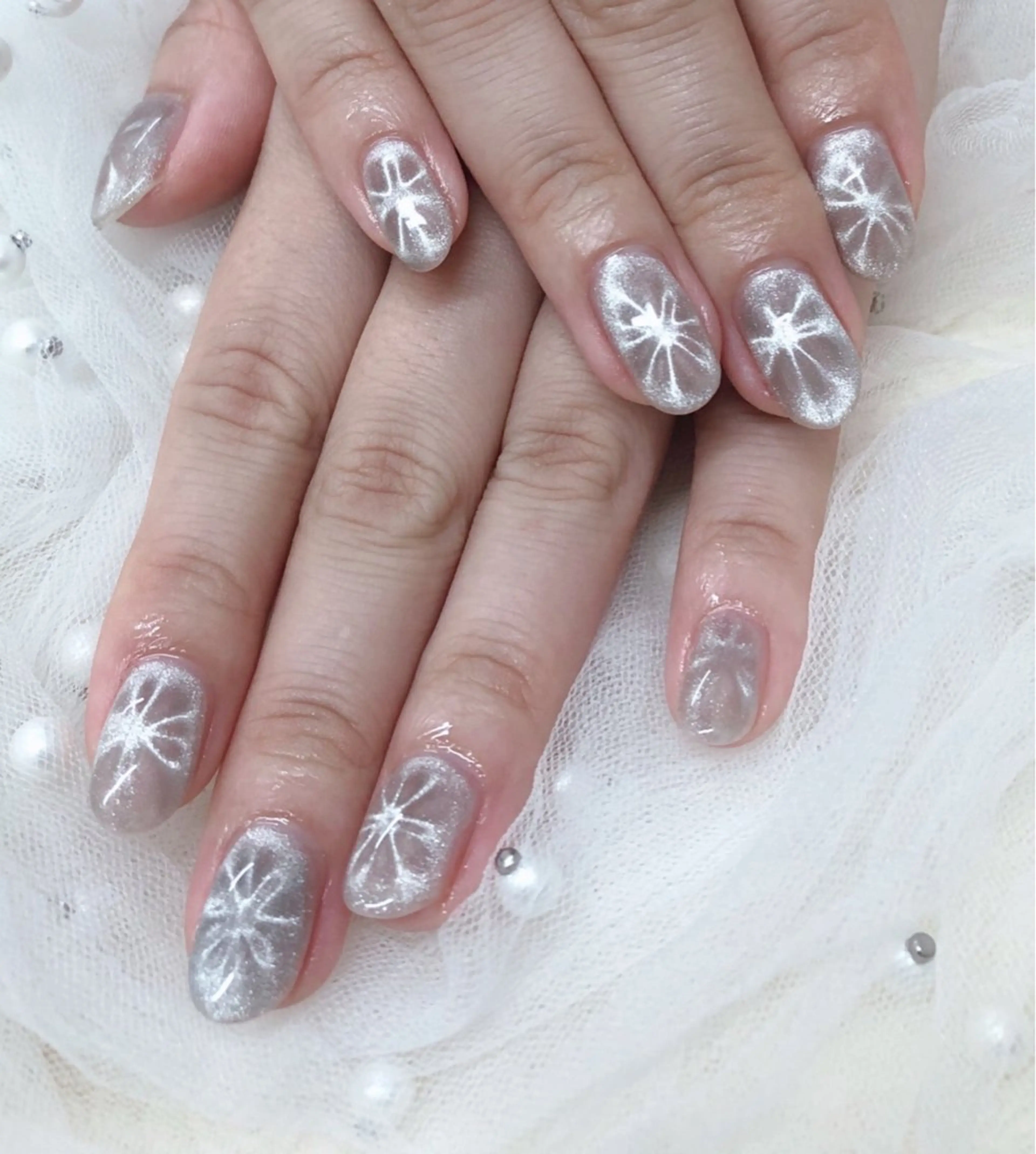 ネイル べっ甲ネイル フットネイル ゴールド マグネットネイル ミラーネイル ハンドネイル ハンドケア 大門浜松町 ネイルのネイルデザイン