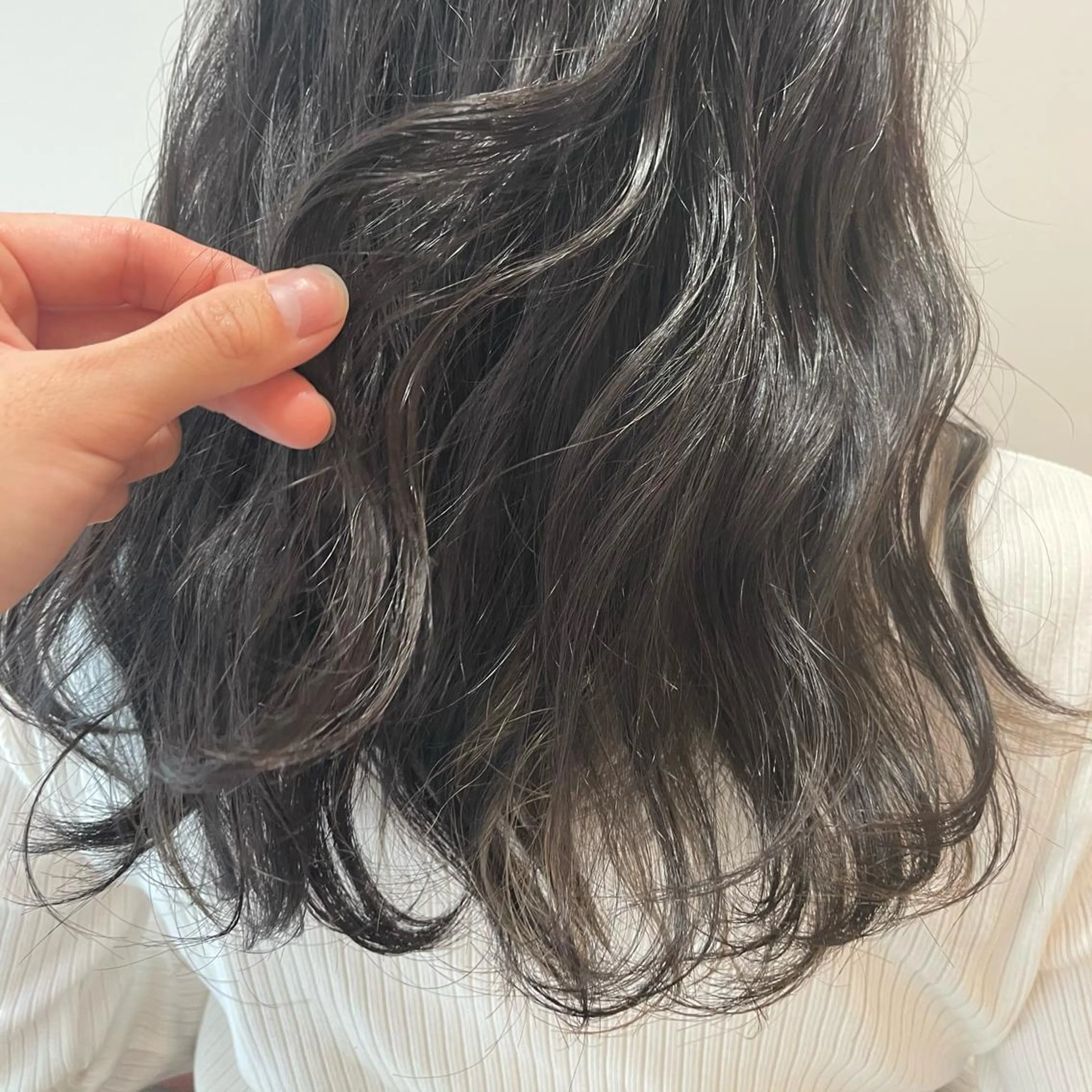 セミロング ヘアカラー 棚橋 光海のヘアスタイル