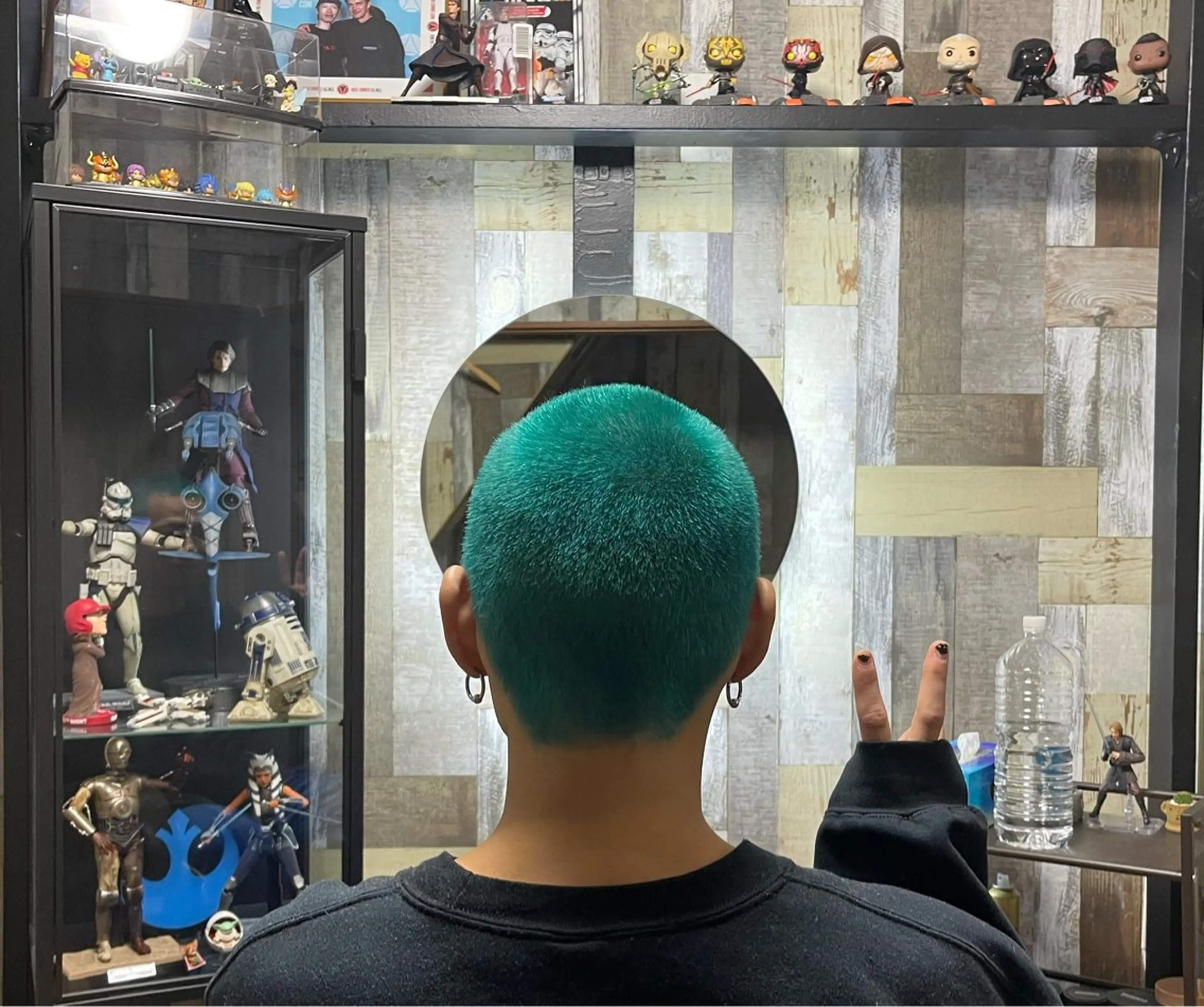 ショート カラー メンズ メンズハイトーン ハイトーンカラー カット ヘアカラー トリートメント spaski所属・メンズ特化型/永井 友貴のヘアスタイル