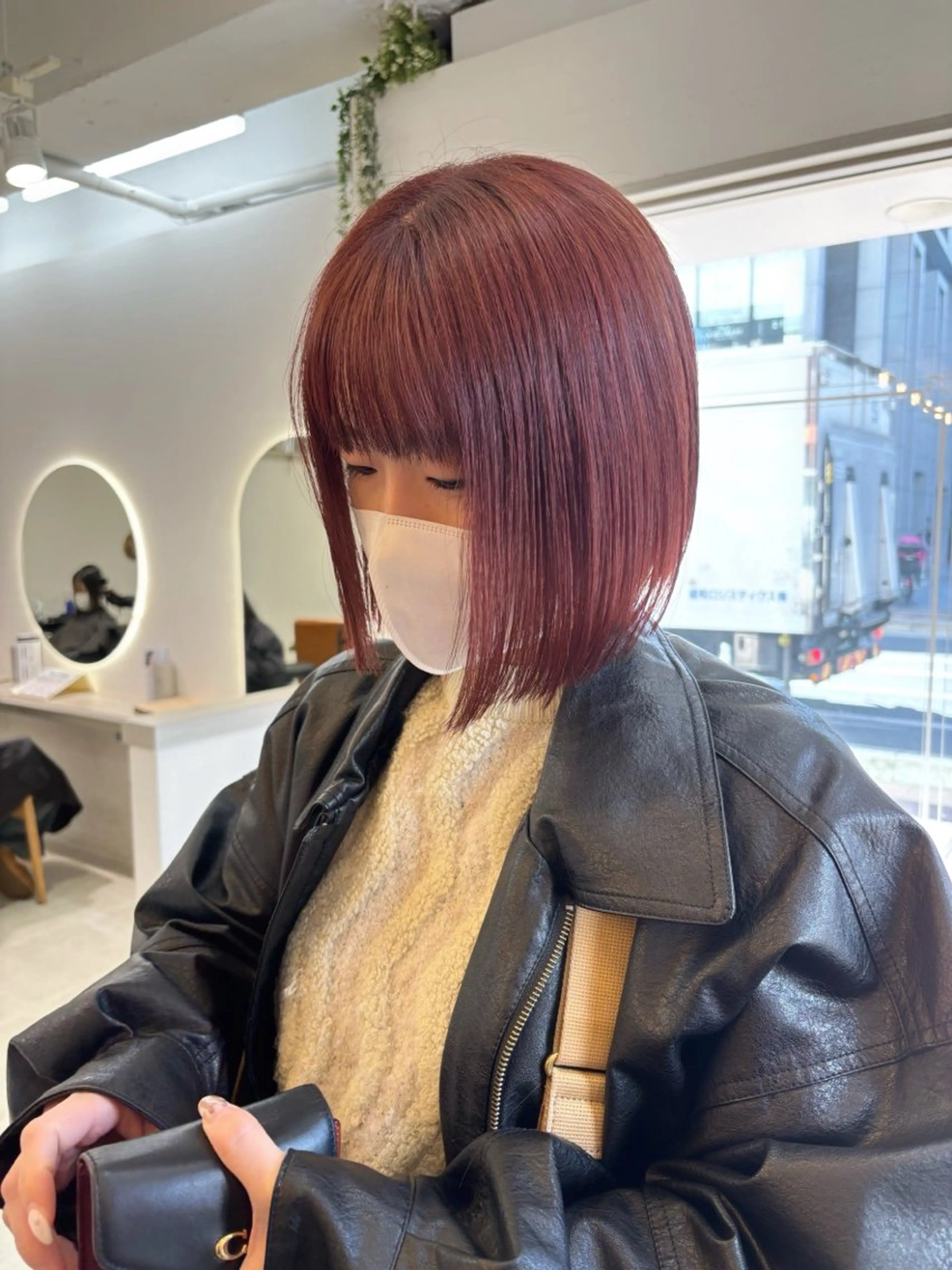 ミディアム カラー ヘアアレンジ ヘアカラー 艶髪/髪質改善/ 松村きさらのヘアスタイル