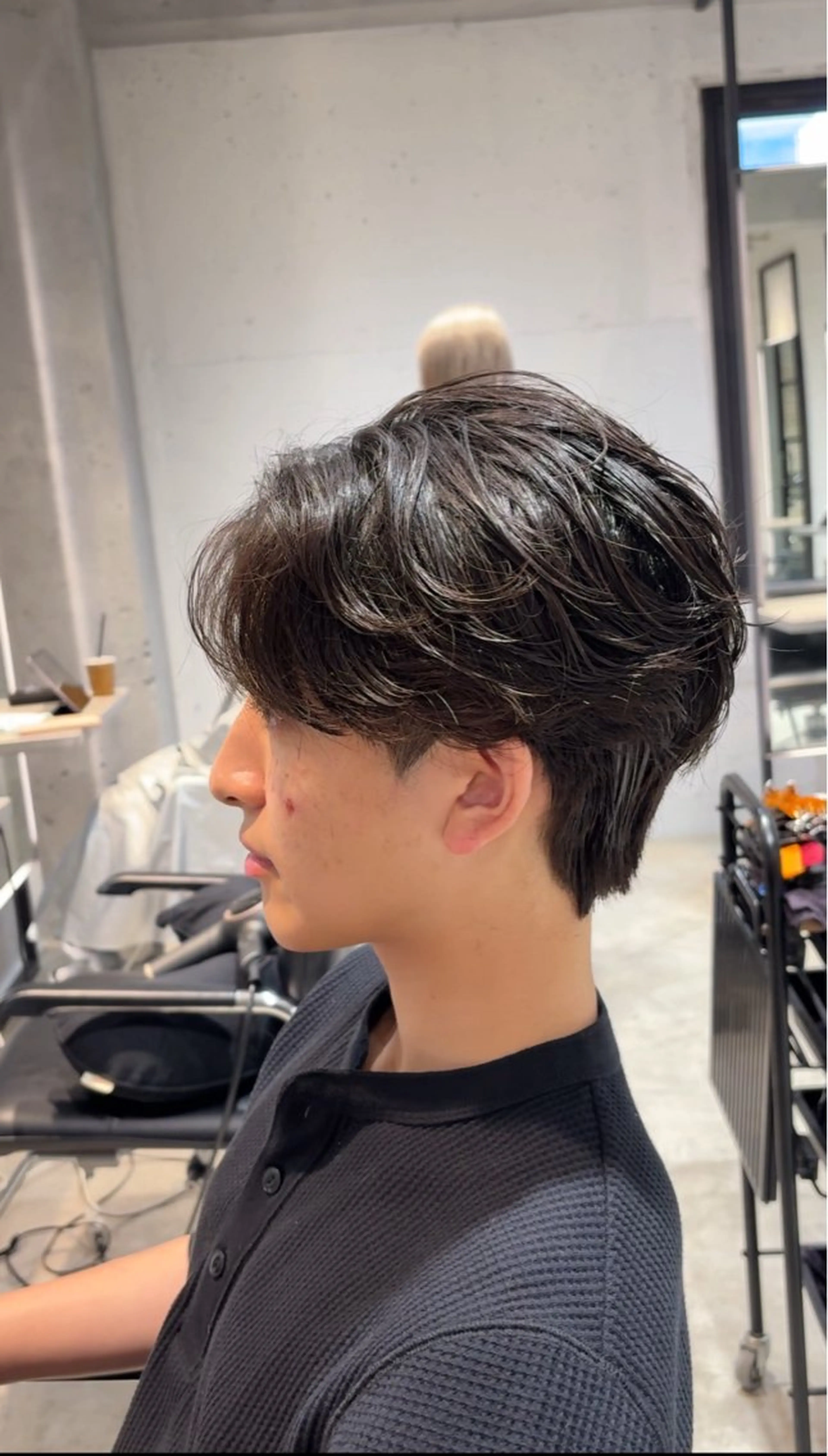 カット＋ダウンパーマ＋パーマの写真