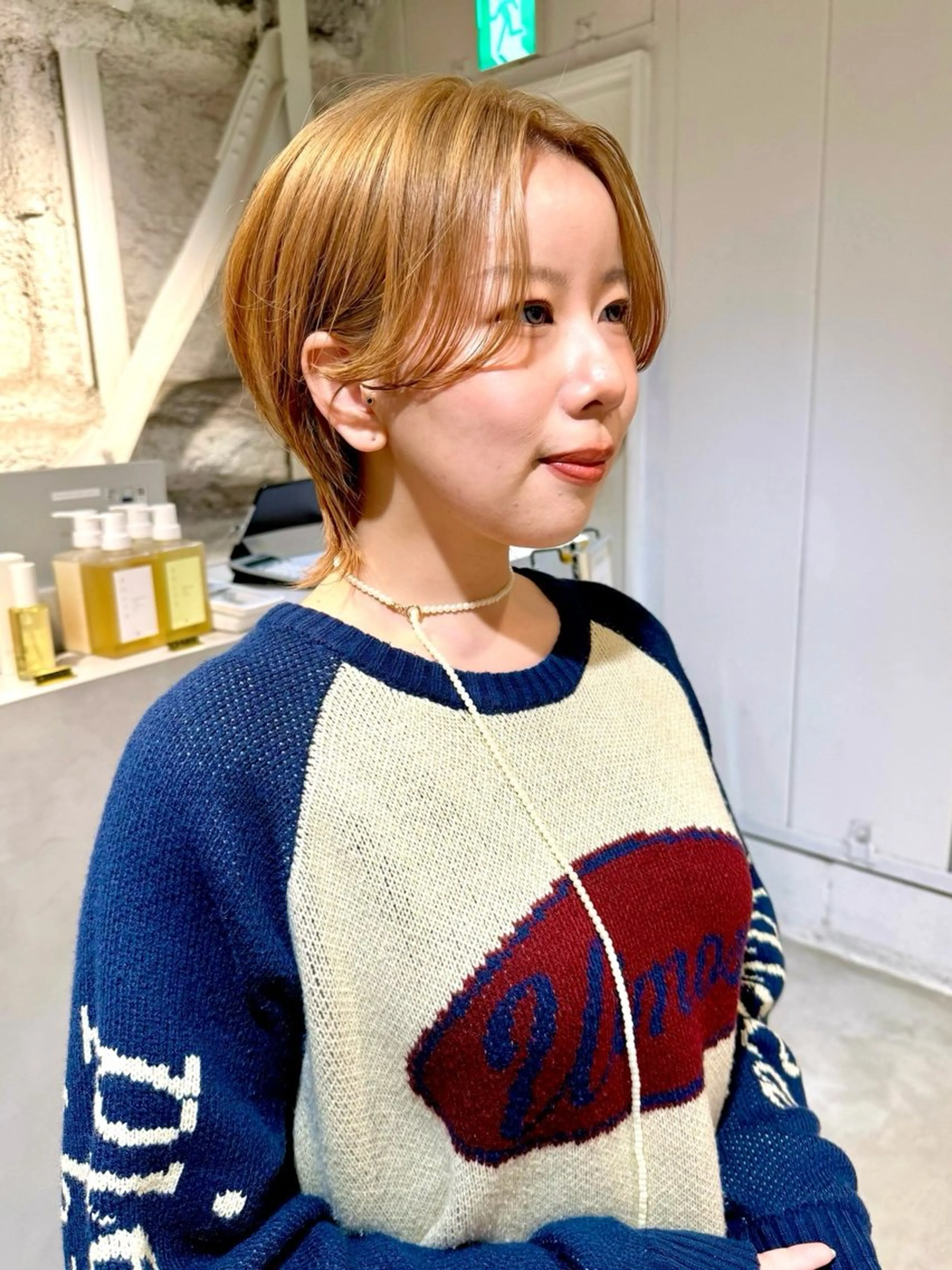 ショート カット ヘアカラー トリートメント 骨格診断で絶対可愛い ✨丸みショート✨凌弥のヘアスタイル