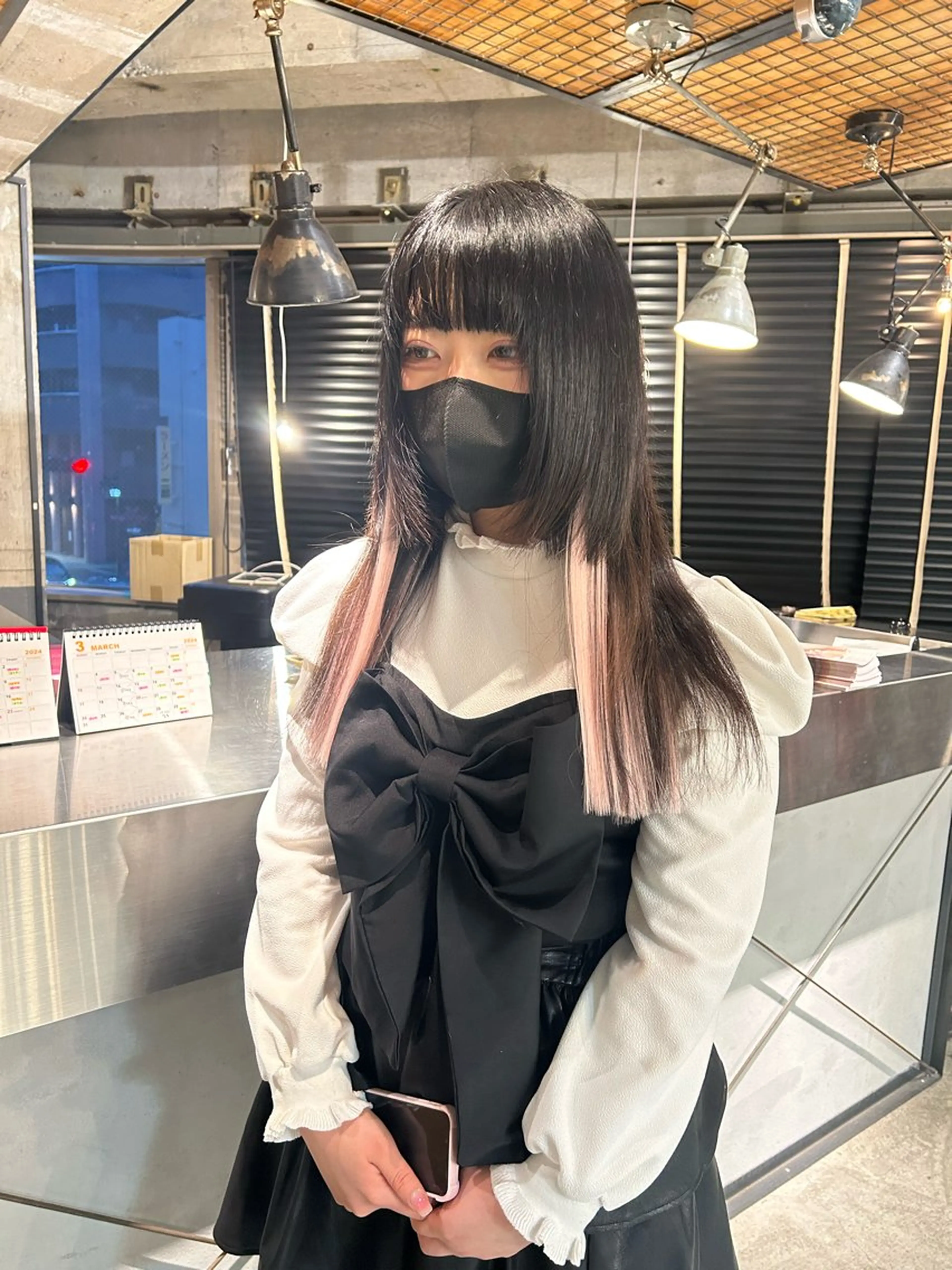 ロング カラー エクステ エクステ ショートカット募集中 /NAGISAのヘアスタイル