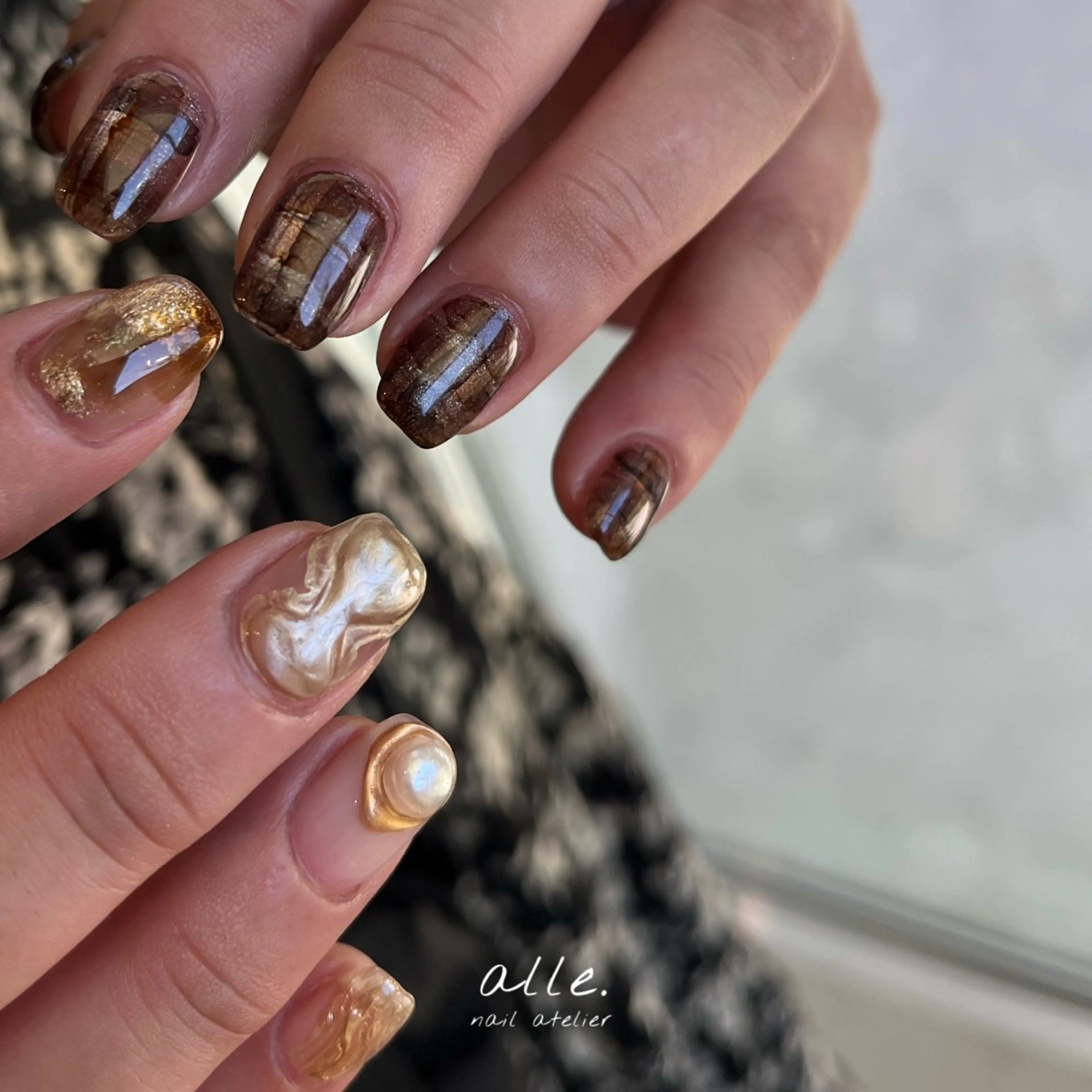 ネイル ハンドネイル atelier alle.のネイルデザイン