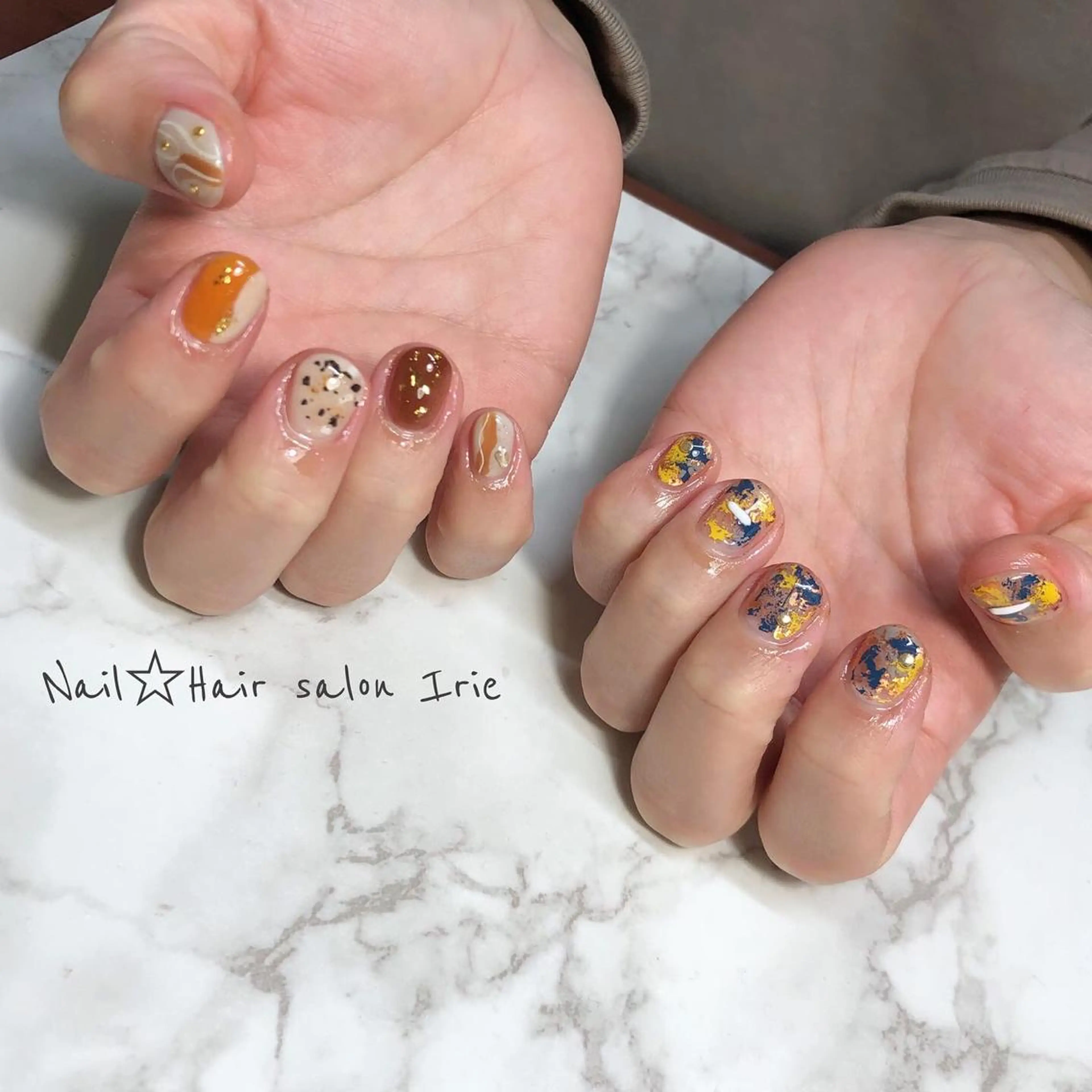 ネイル ハンドネイル Hair salon Irie所属・與儀 知佳のネイルデザイン