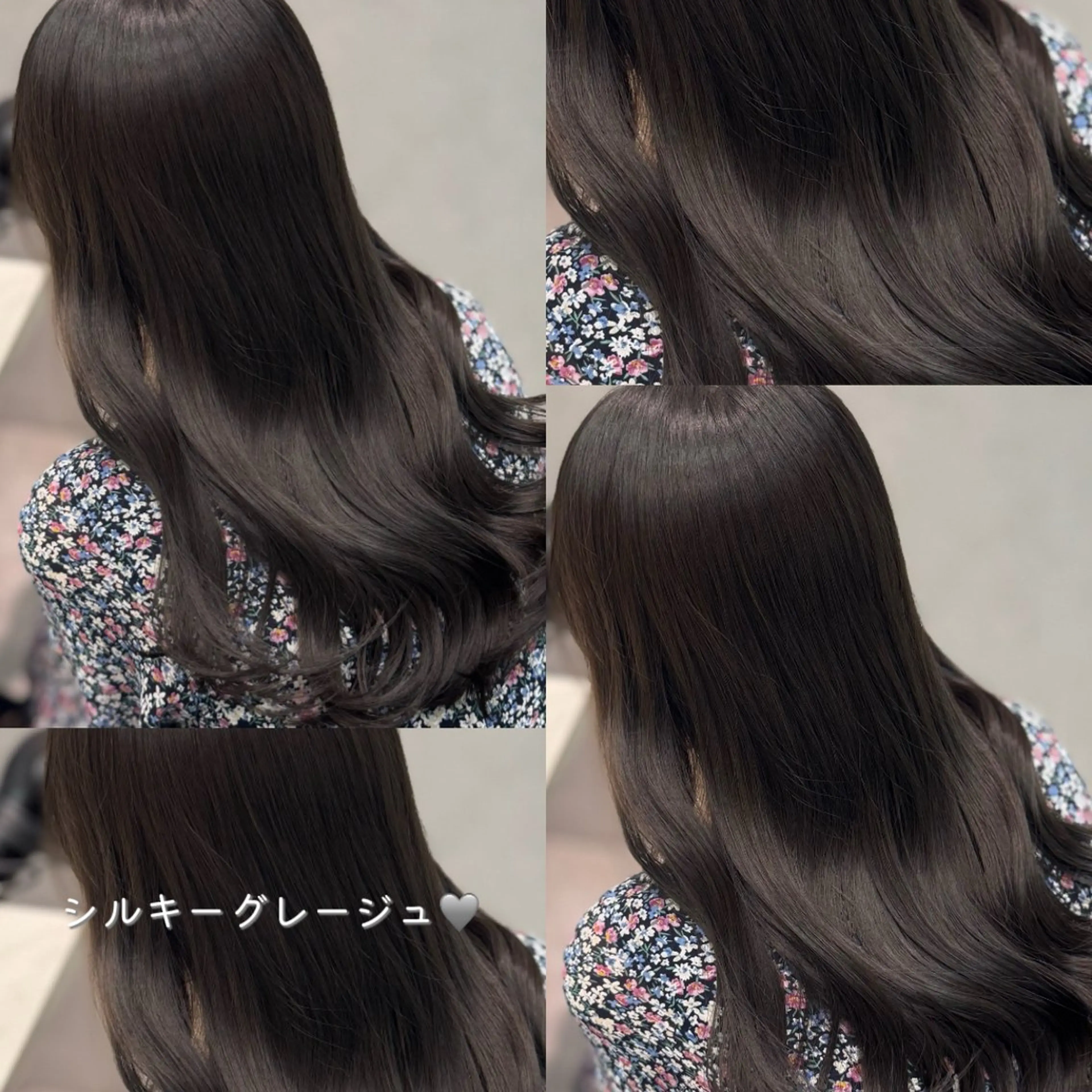 ロング ヘアカラー トリートメント 🌟透明感カラー 🌟松岡勇輝のヘアスタイル