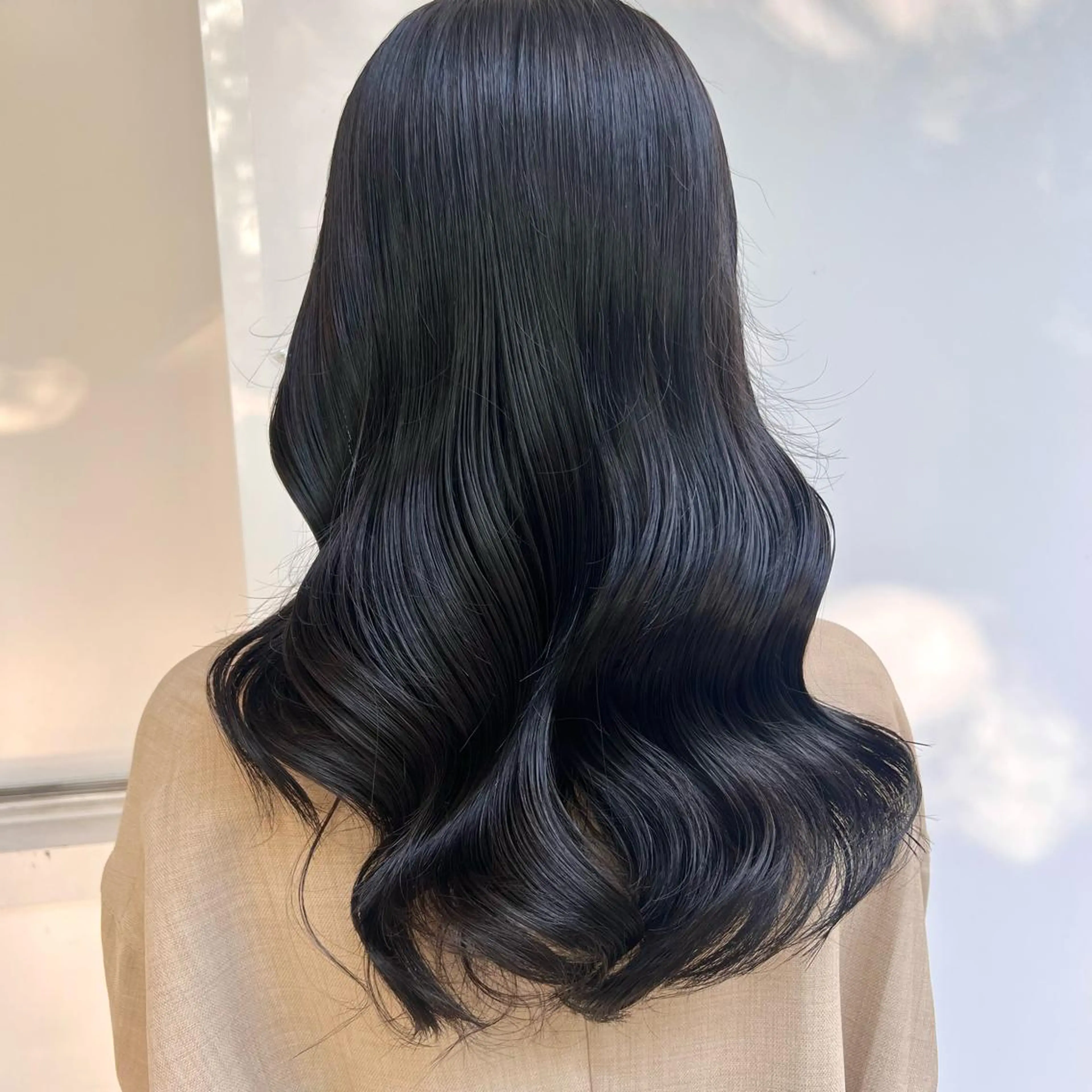 ロング カラー 透明感カラー ダークグレー グレージュ 韓国風ヘア GrandStory SHIBUYA所属・卒業式お呼ばれ🕊️ ヘアセット✴︎ミキのヘアスタイル