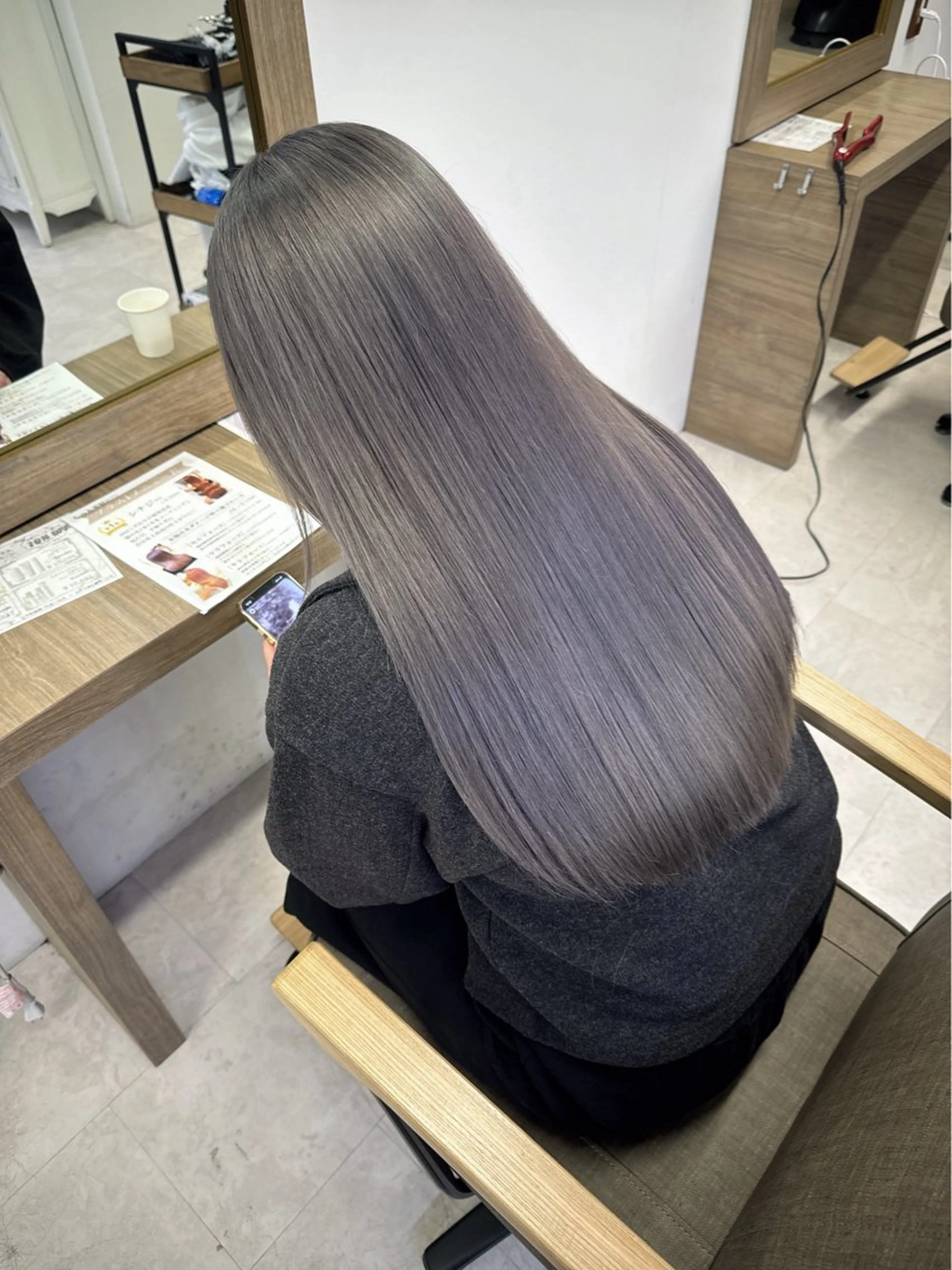 ロング カラー Una並木坂　透明感カラー&髪質改善&韓国ヘア所属・モテ髪美容師♡ ひなたのヘアスタイル