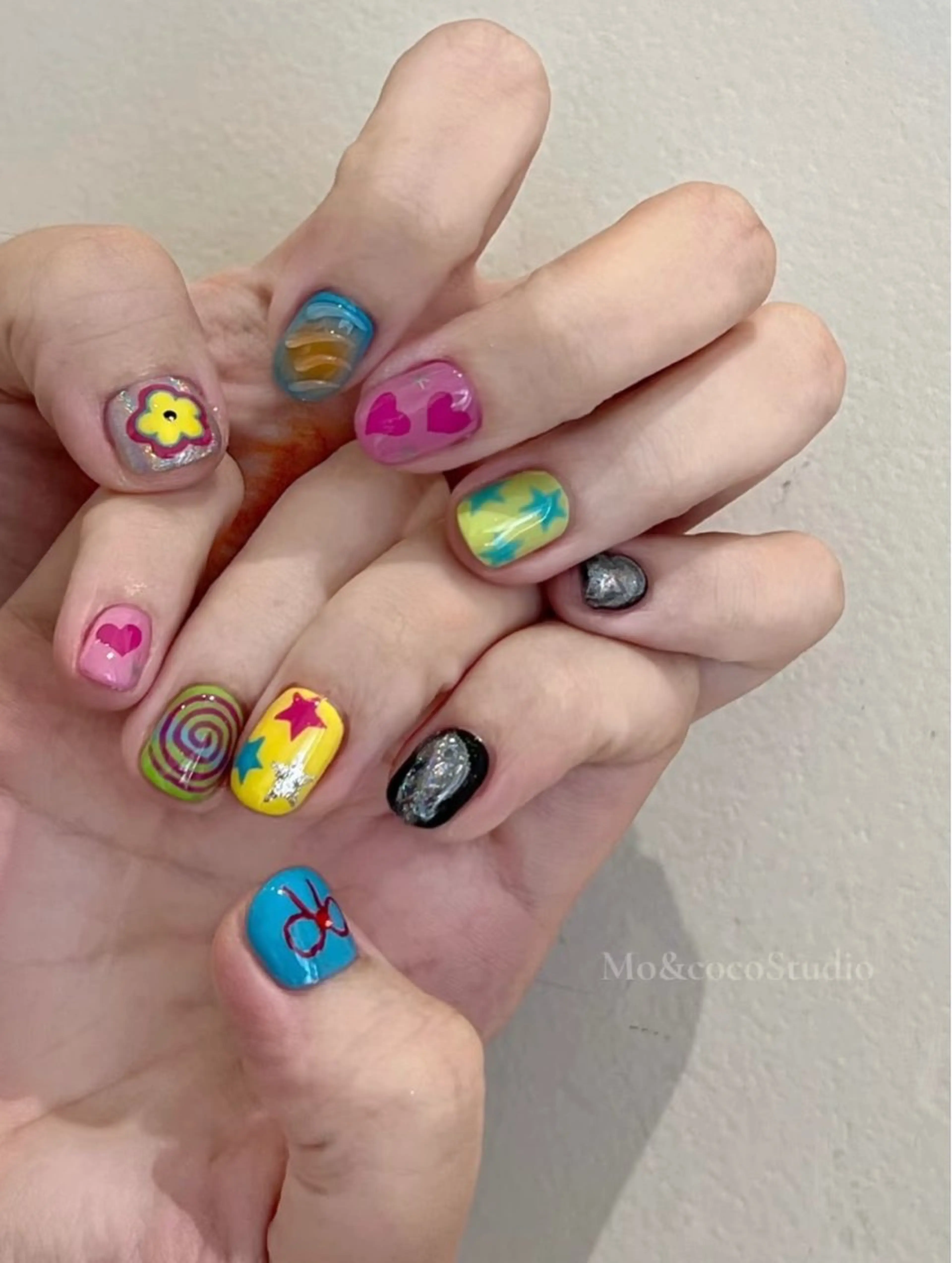 ネイル ハンドネイル 長さだし専門店 M2　rikaのネイルデザイン