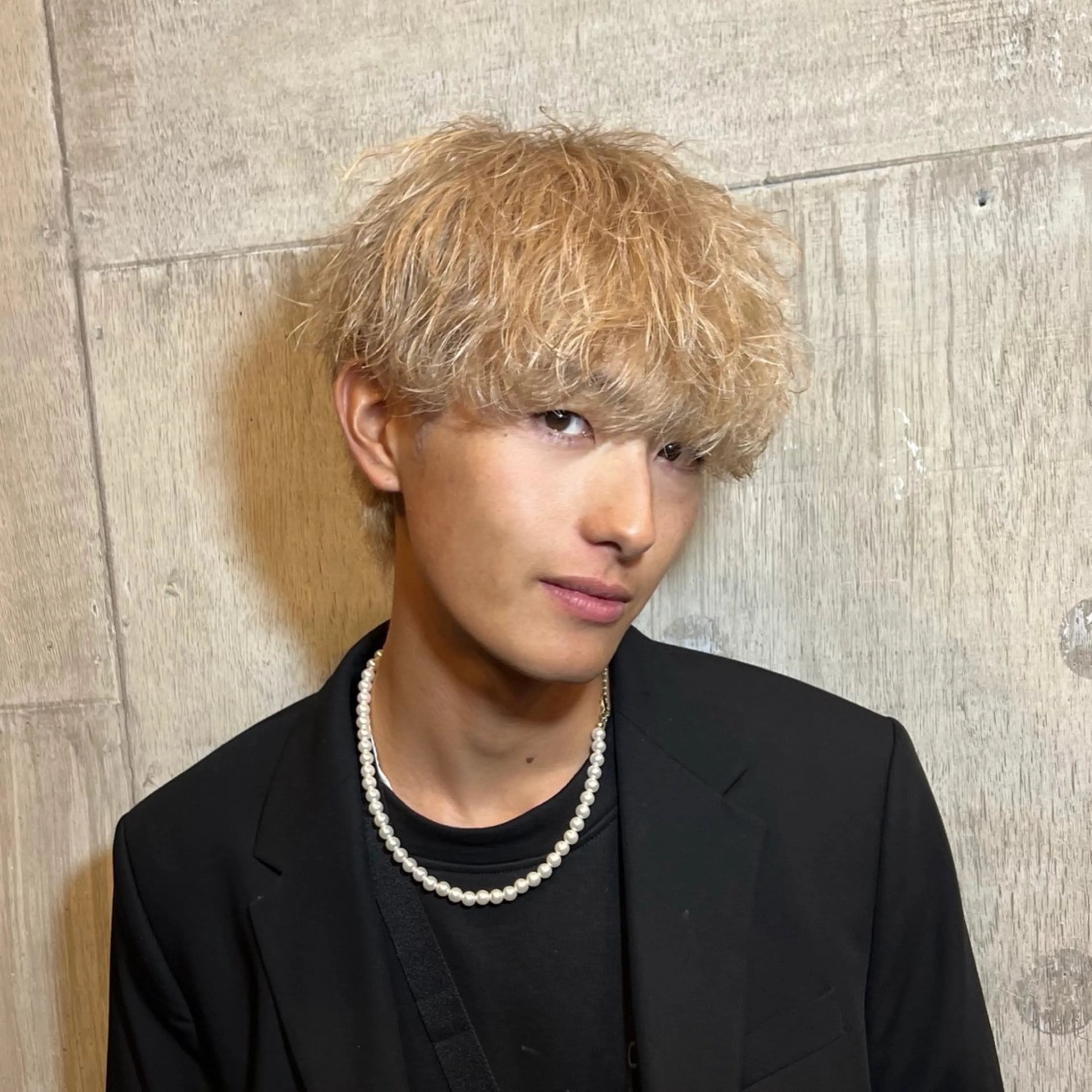 メンズ メンズ韓国風 韓国マッシュ マッシュ カット ヘアカラー トリートメント メンズ特化/パーマ/ メッシュ/竜成のヘアスタイル