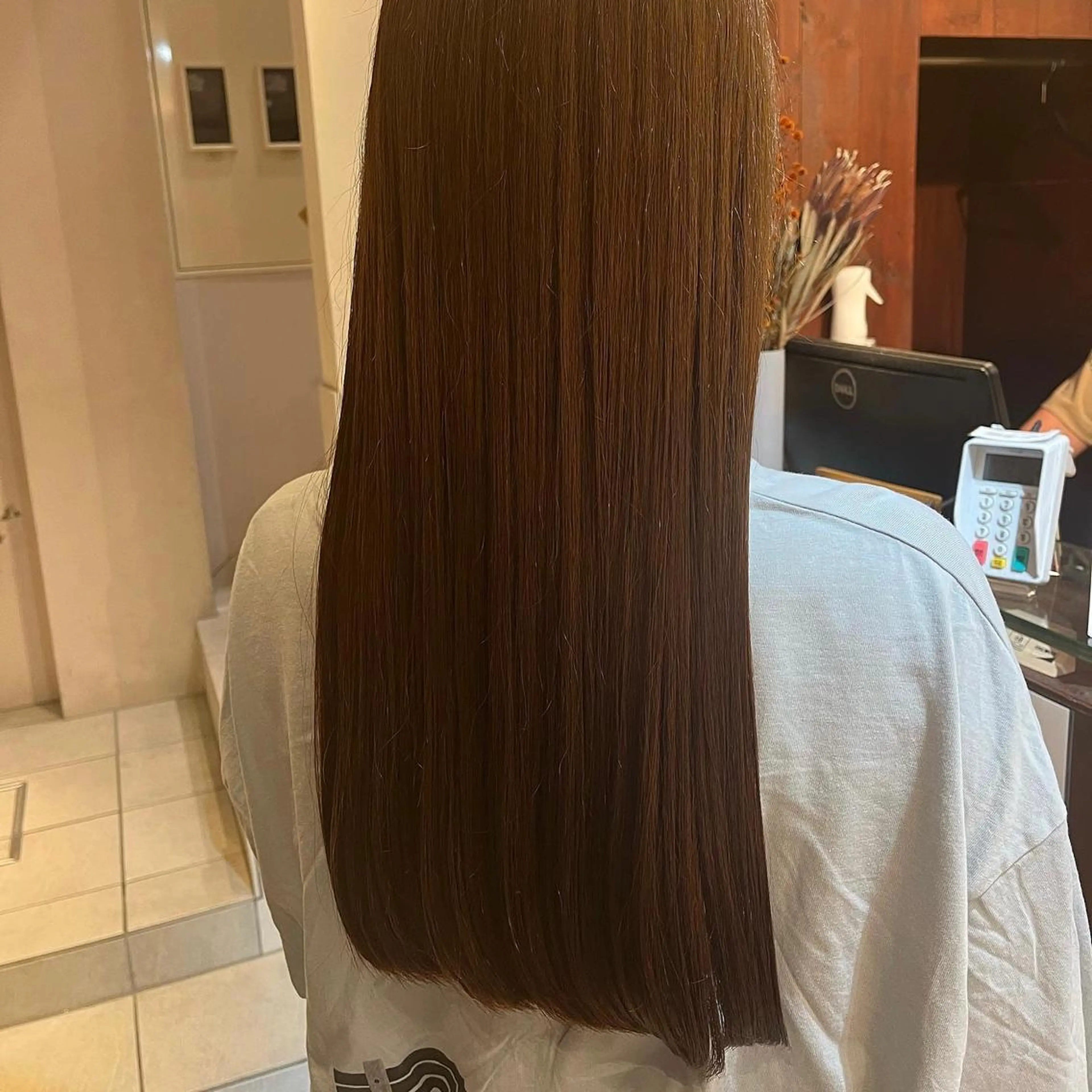 ロング カラー ロング トリートメント YUMEKA🩶/ 透明感カラー🥣のヘアスタイル