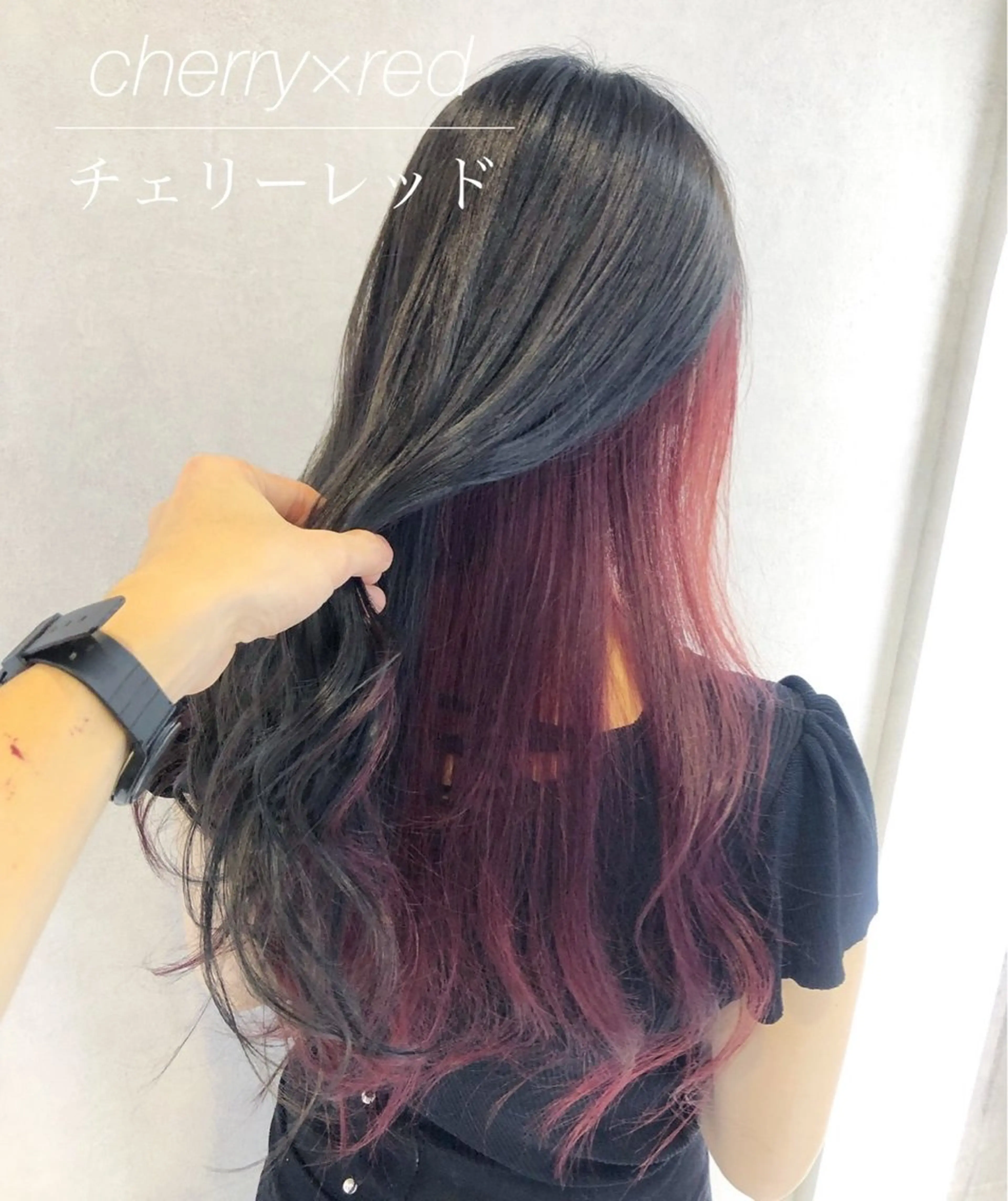 ミディアム カラー シールエクステ/渋谷 ／ギャル/LIALAのヘアスタイル