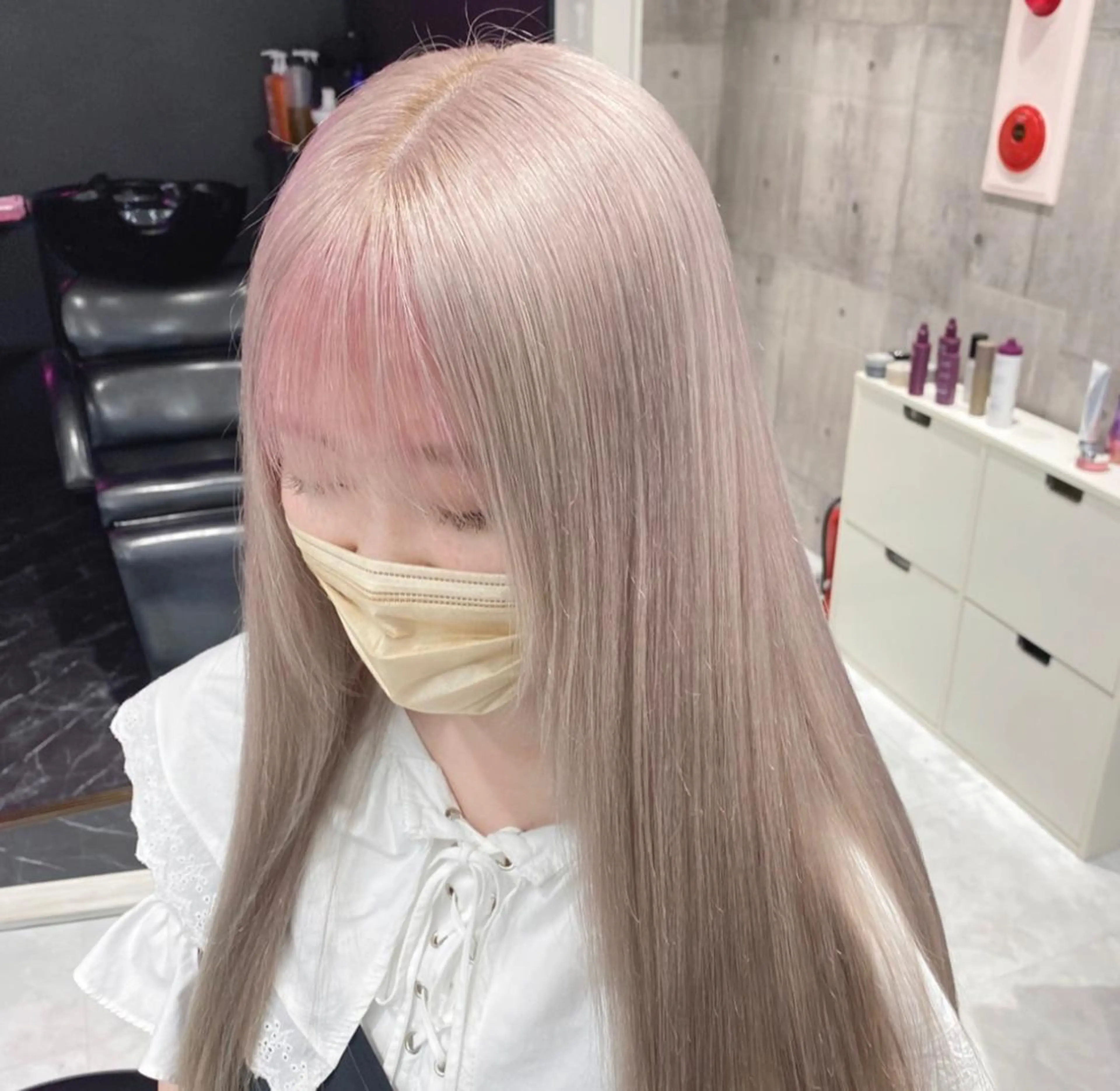 セミロング カラー パーマ ヘアアレンジ メンズ キッズ ネイル マツエク・マツパ アイブロウ ハイトーンNo.1 👩🏼NaGiSaのヘアスタイル