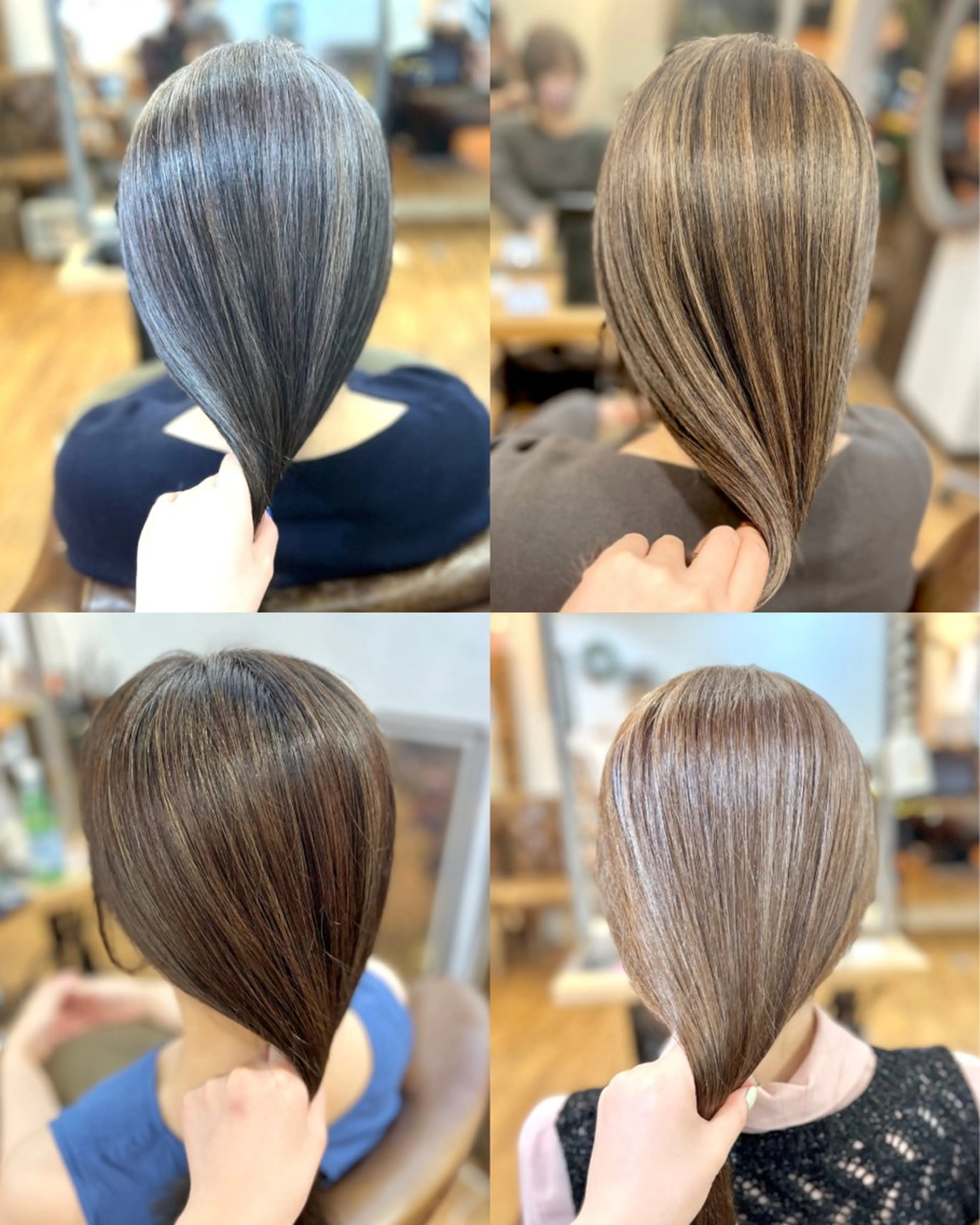 【期間限定】ハイライトケアカラー&トリートメント ¥21480→¥13200の写真