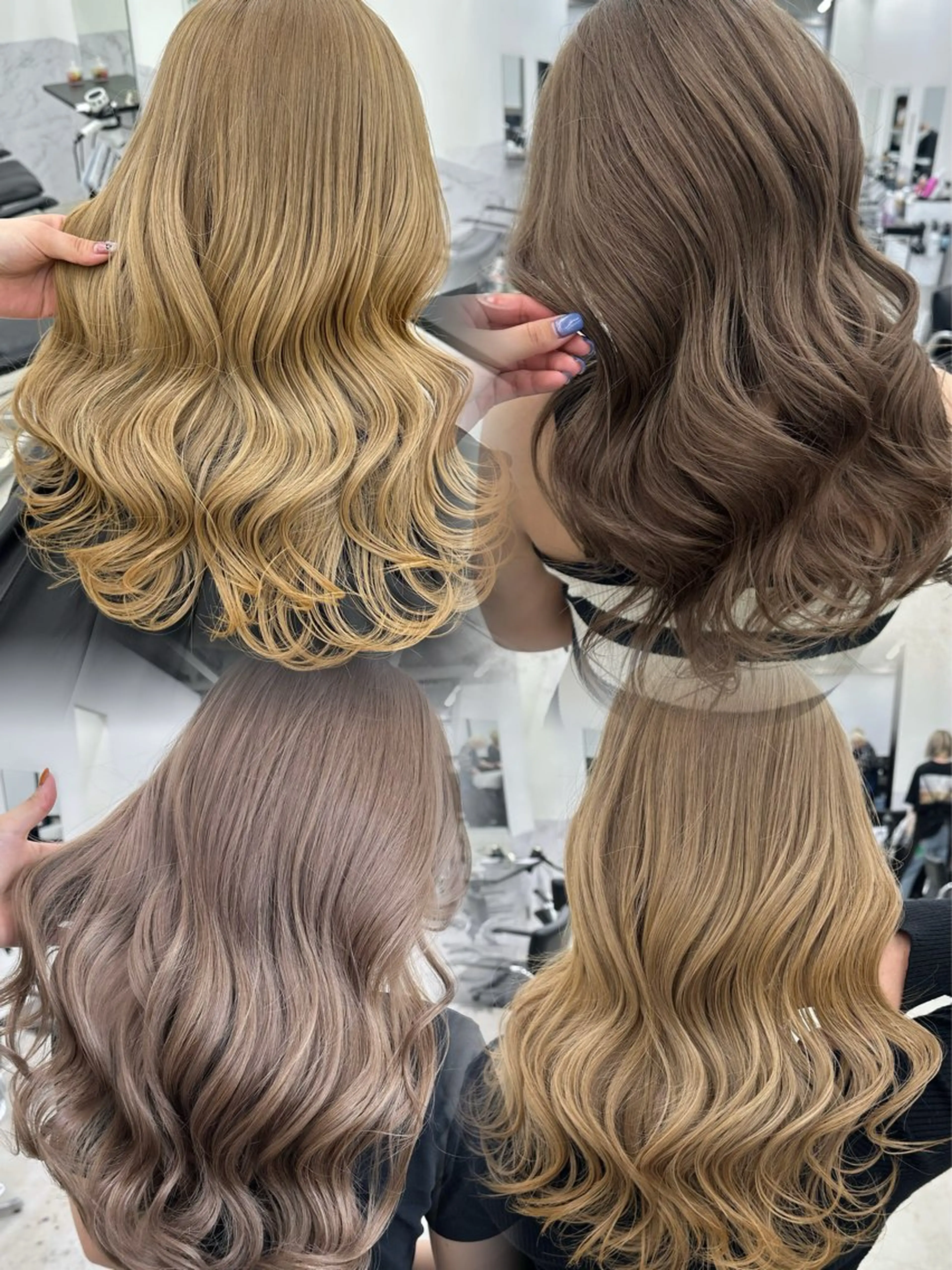 セミロング カラー ヘアアレンジ ベージュカラー ブリーチ 抜きっぱなしブロンド ブロンド ブラウンカラー ヘアカラー GO TODAY シェアサロン 原宿本店所属・原宿ハイトーンカラー 🌼みるい🌼のヘアスタイル
