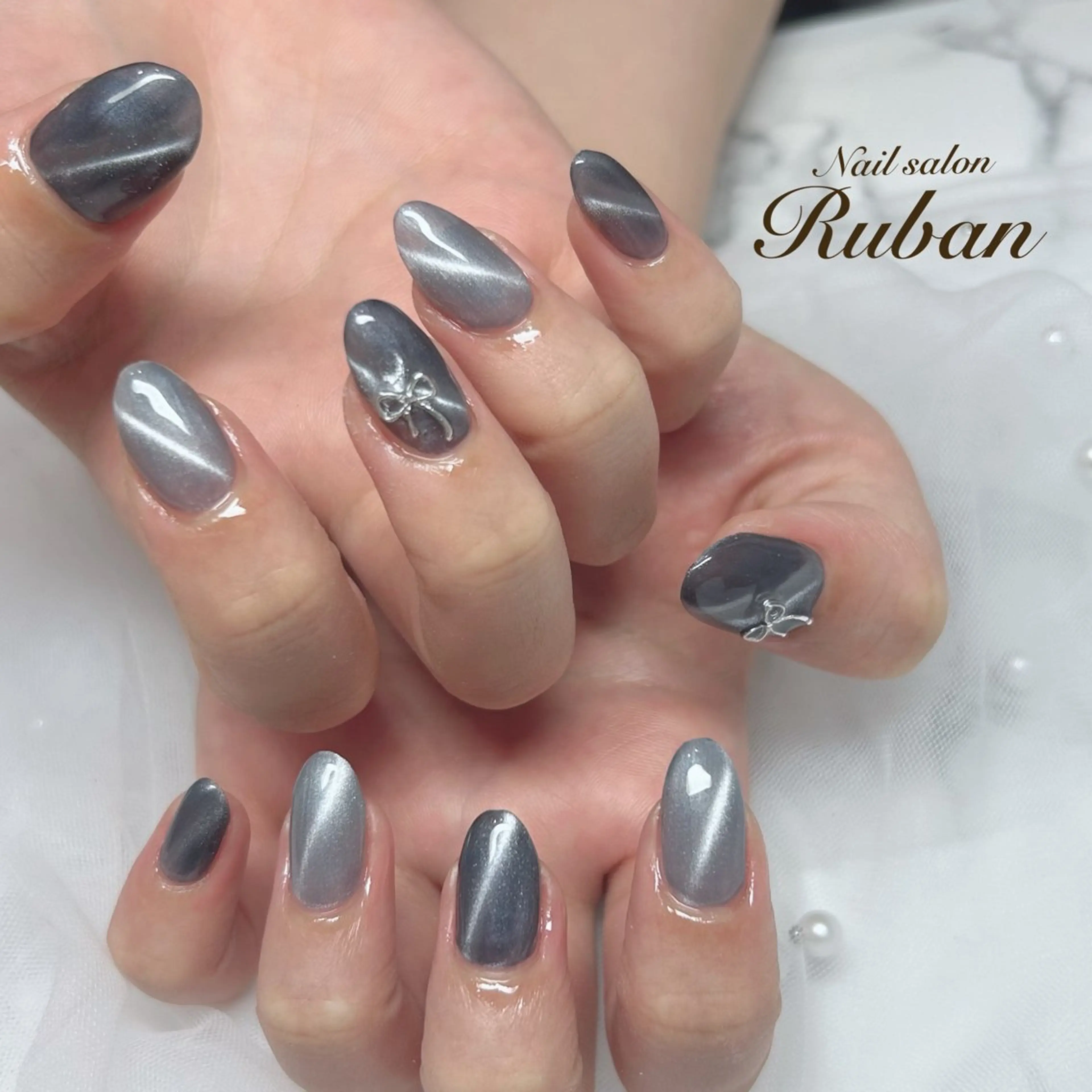 ネイル マグネットネイル リボン Nail salon Ruban所属・Nail salon Rubanのネイルデザイン