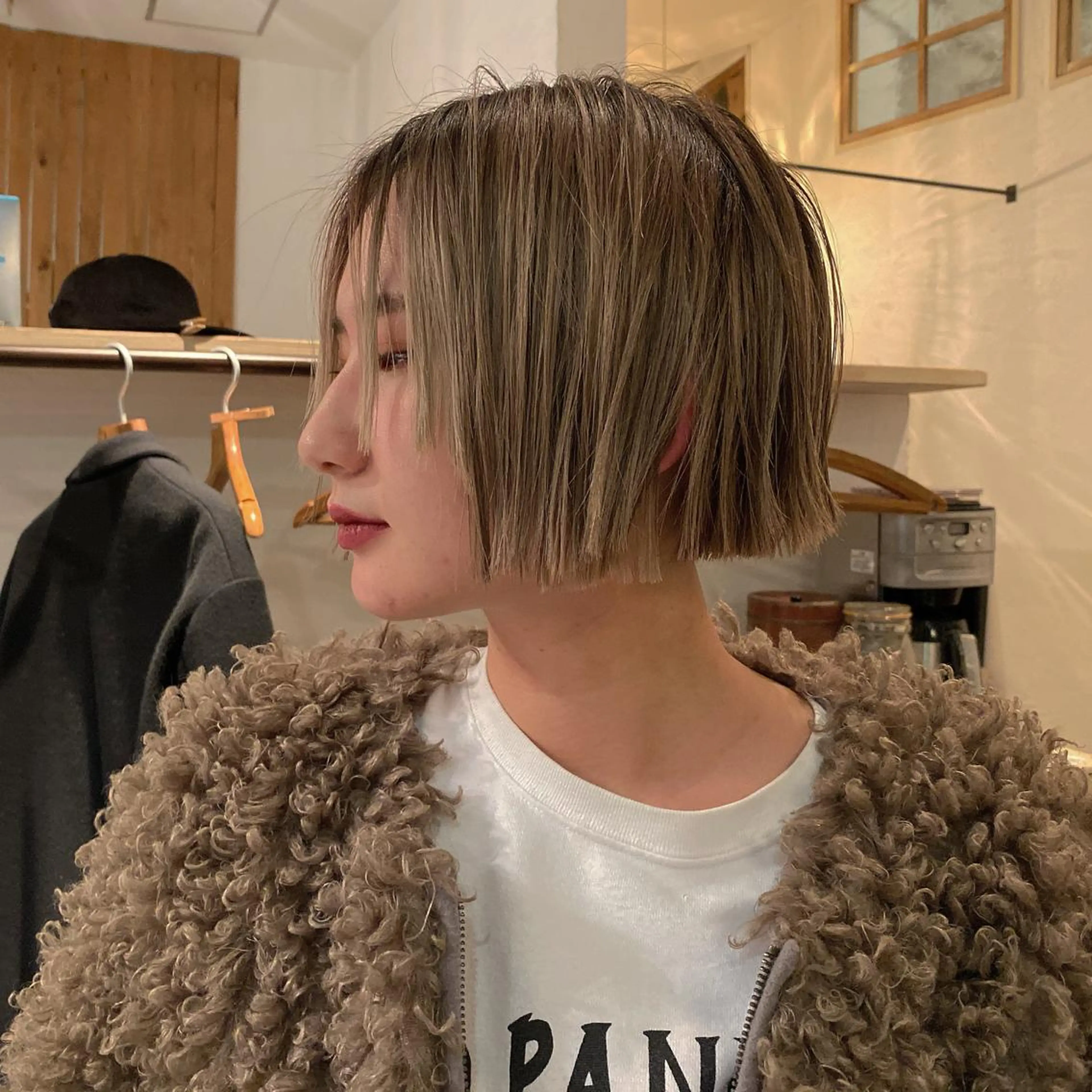 ショート カラー ヘアアレンジ カット ヘアカラー トリートメント BRUNTJET所属・MAEDA MADOKAのヘアスタイル