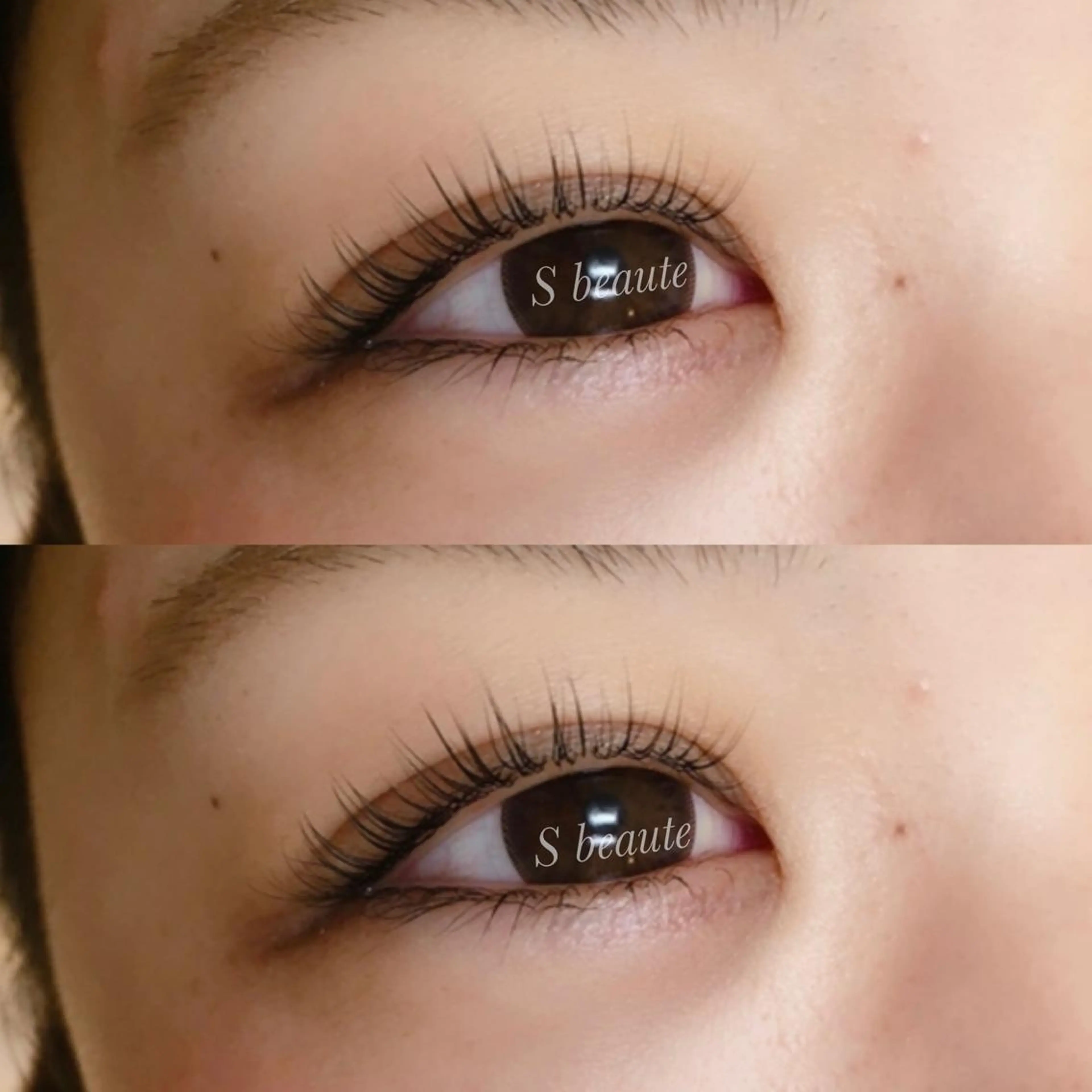 マツエク・マツパ パリジェンヌラッシュリフト 一重×まつ毛パーマ S beauteのマツエク・マツパデザイン