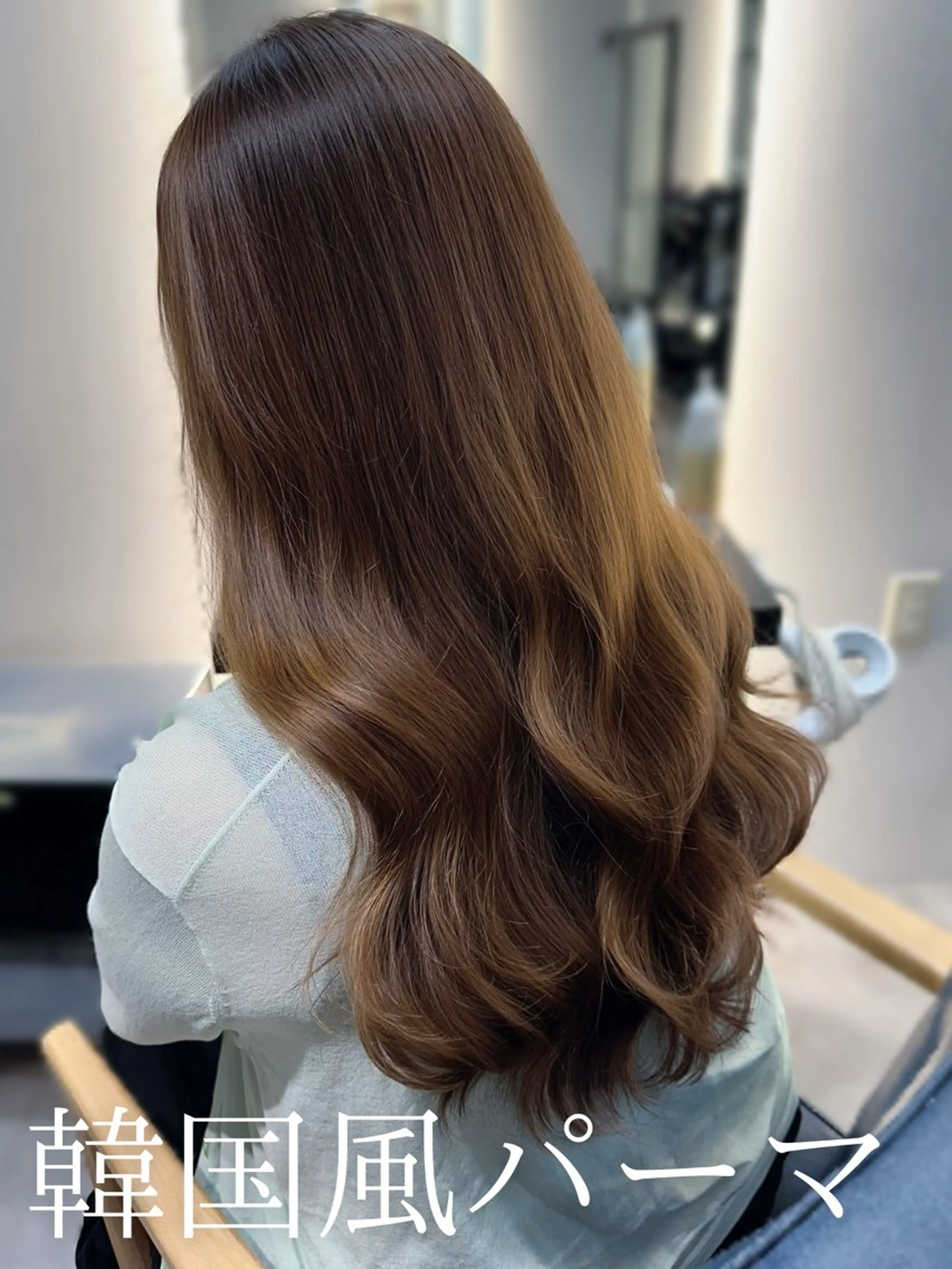 ロング パーマ 韓国風パーマ/ 韓国ヘア/大森千寛のヘアスタイル