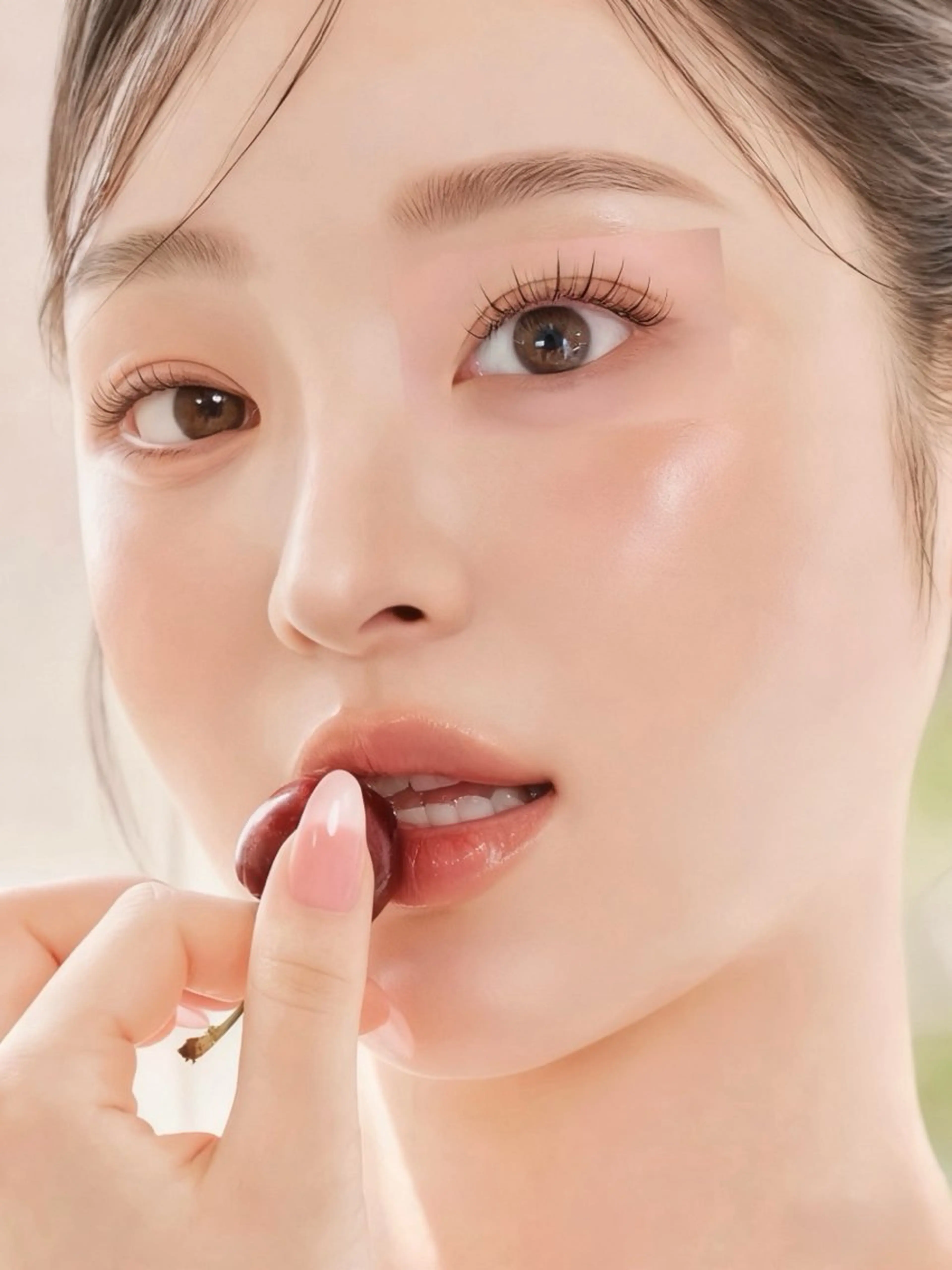 【SNSで話題】💗韓国アイドル束感まつ毛 ✧ フラットラッシュ100本➕下マツエク30本（コーティング付き）の写真