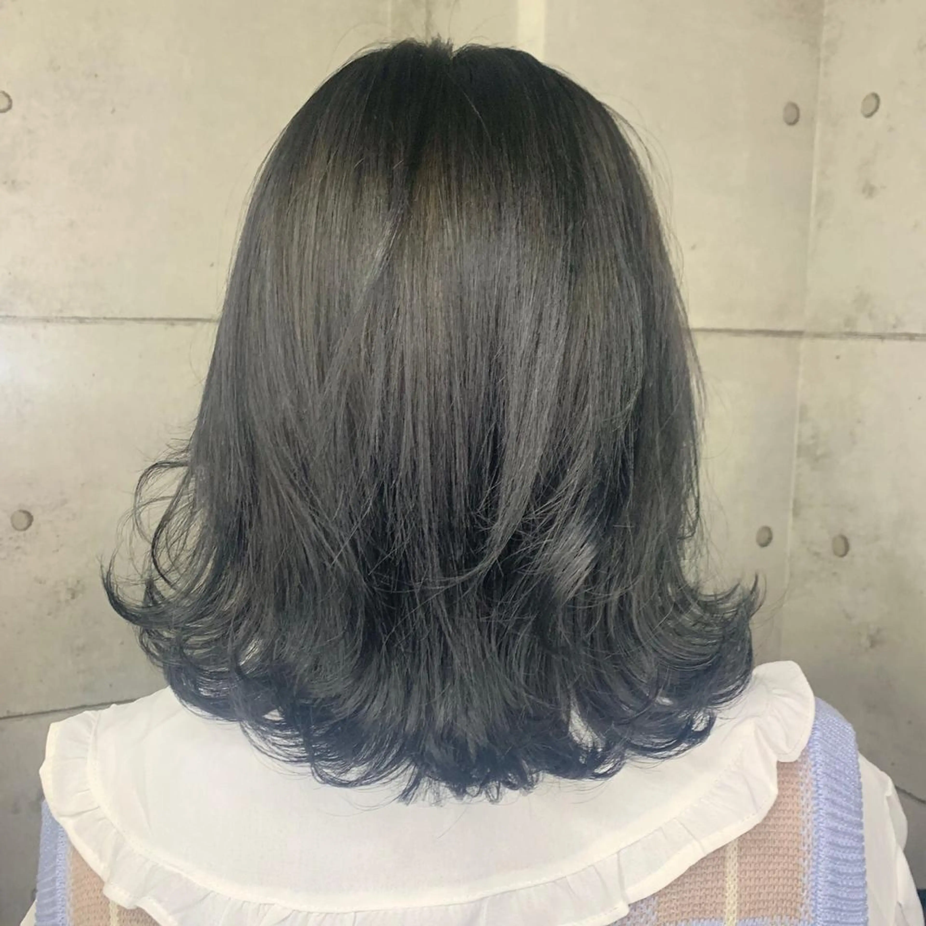 ミディアム カラー パーマ ヘアアレンジ メンズ マツエク・マツパ 女性専用サロン梅田 髪質改善カラーakiのヘアスタイル