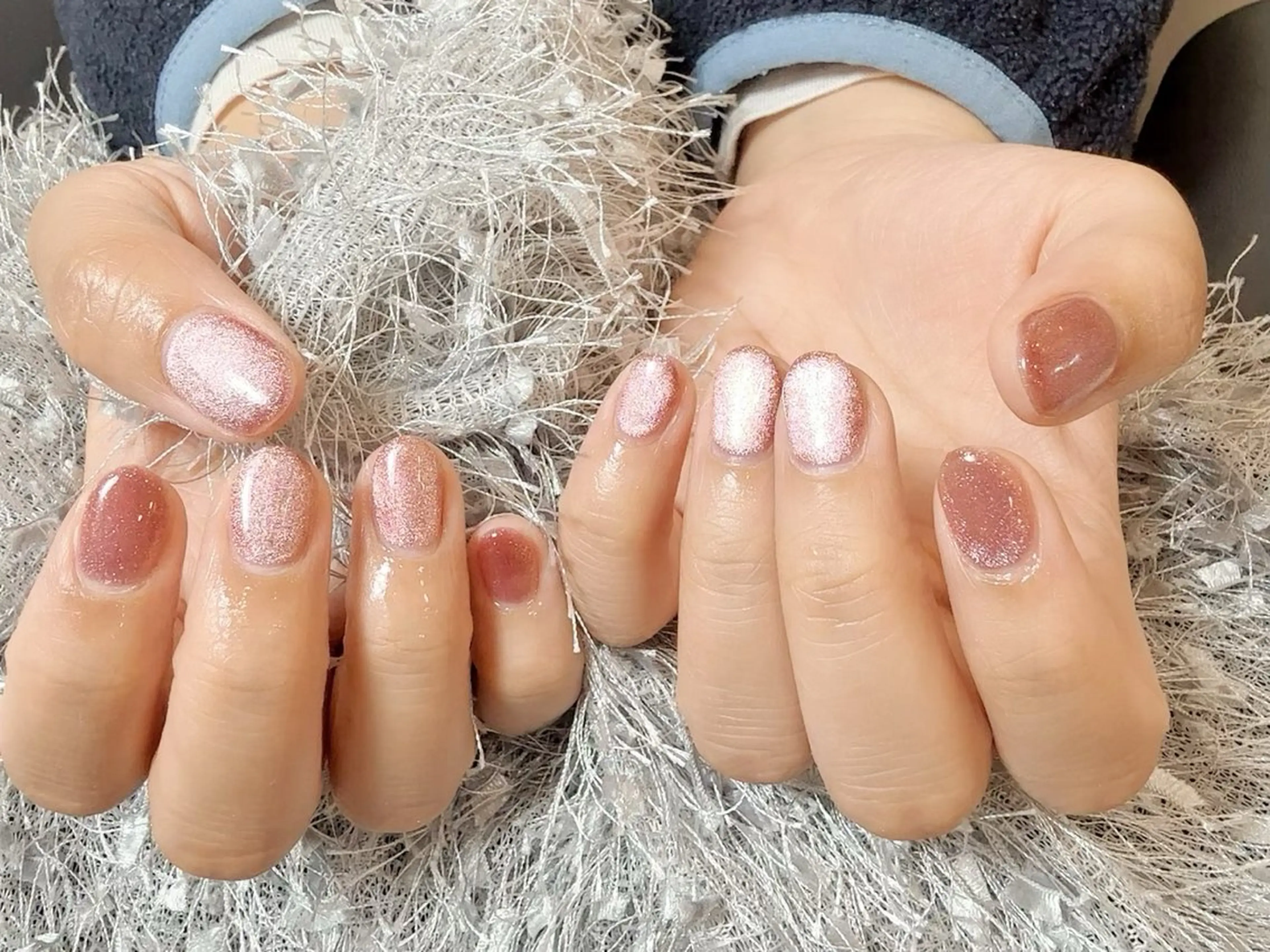 ネイル チークネイル 長さ出し フットネイル フレンチネイル ジェルネイル Nikoネイルサロン中野店所属・merci リカのネイルデザイン