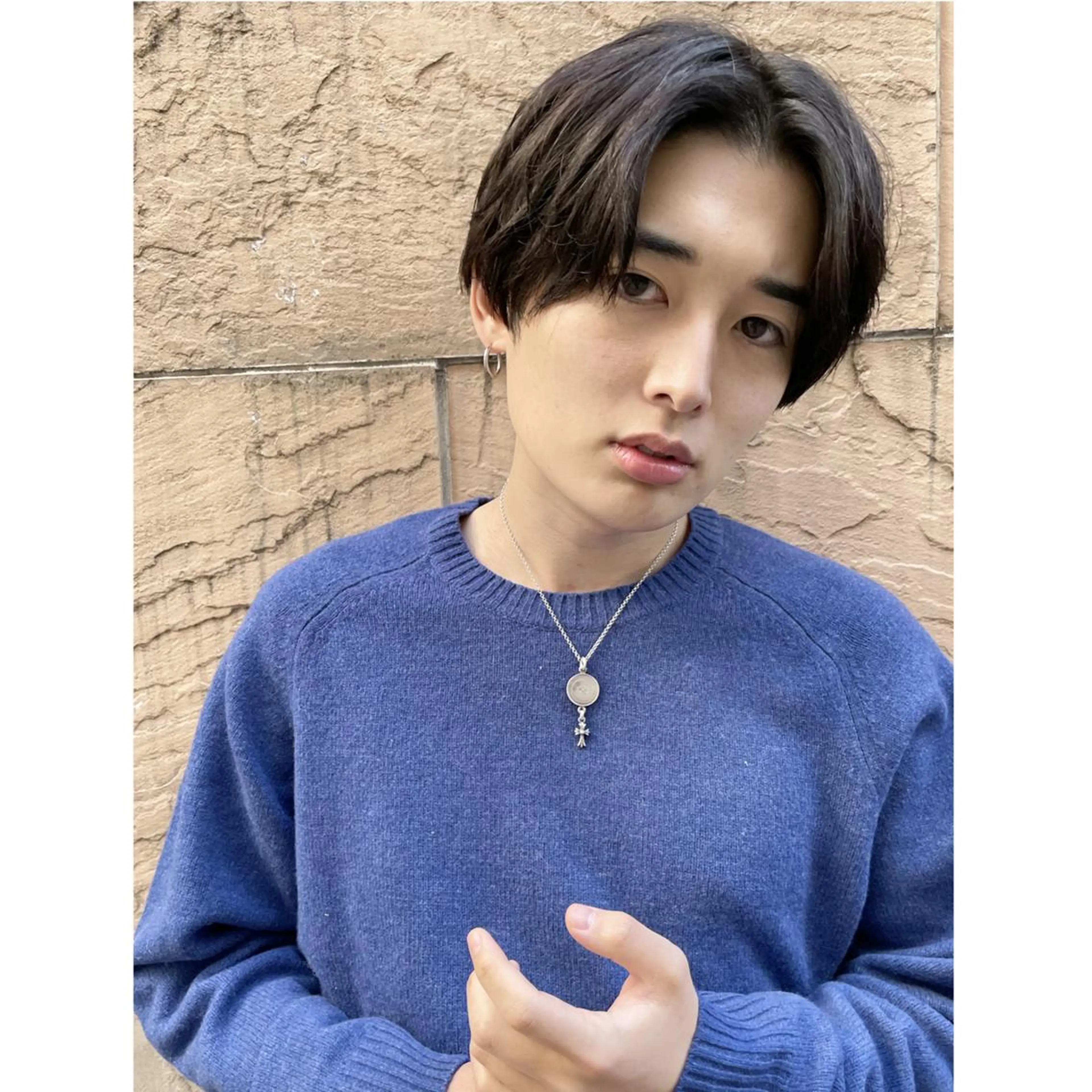 ショート カラー パーマ 眉カット ITby ALBUM 北千住店のヘアスタイル