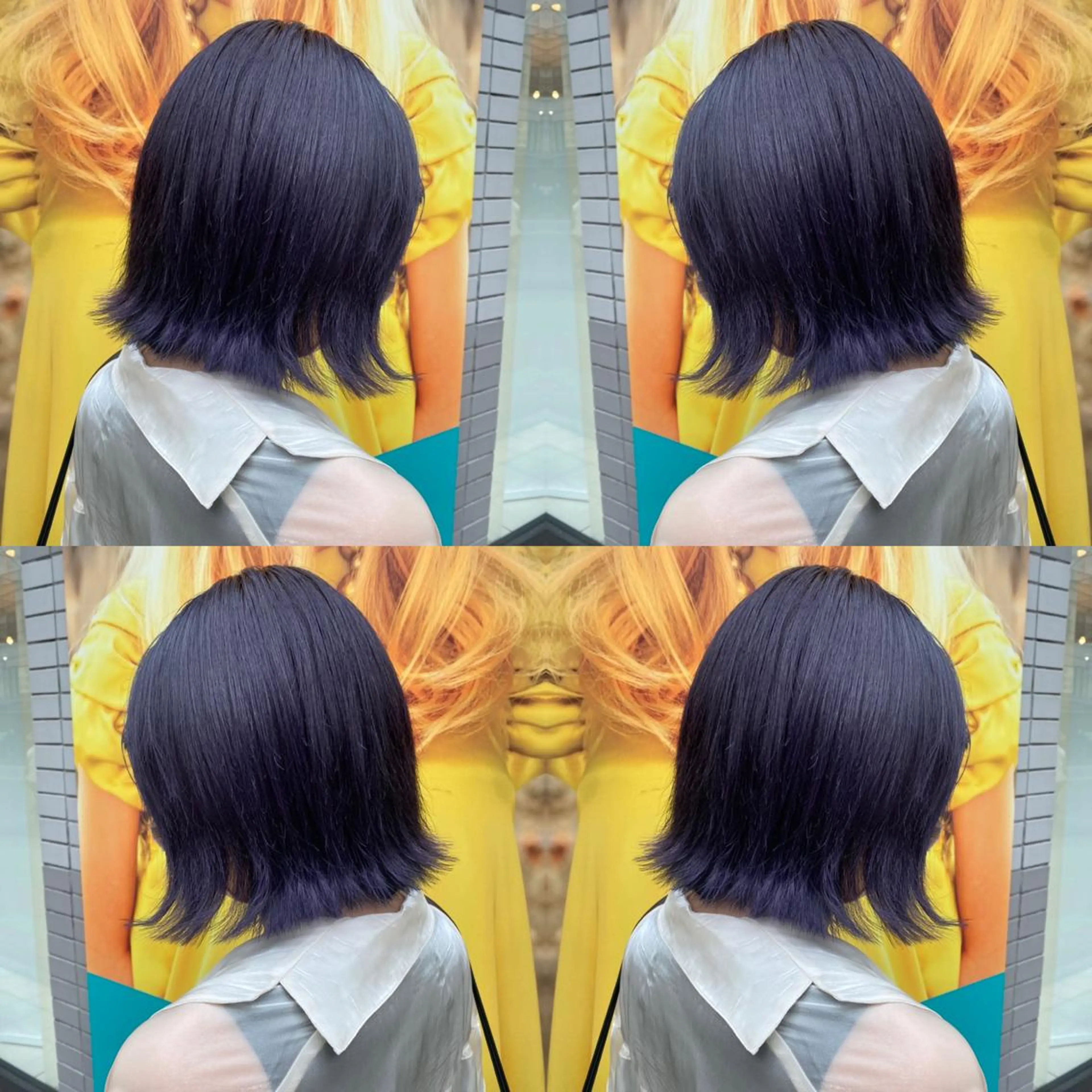 ミディアム カット ヘアカラー 髪質改善カラー/店長 宮内秀峰のヘアスタイル