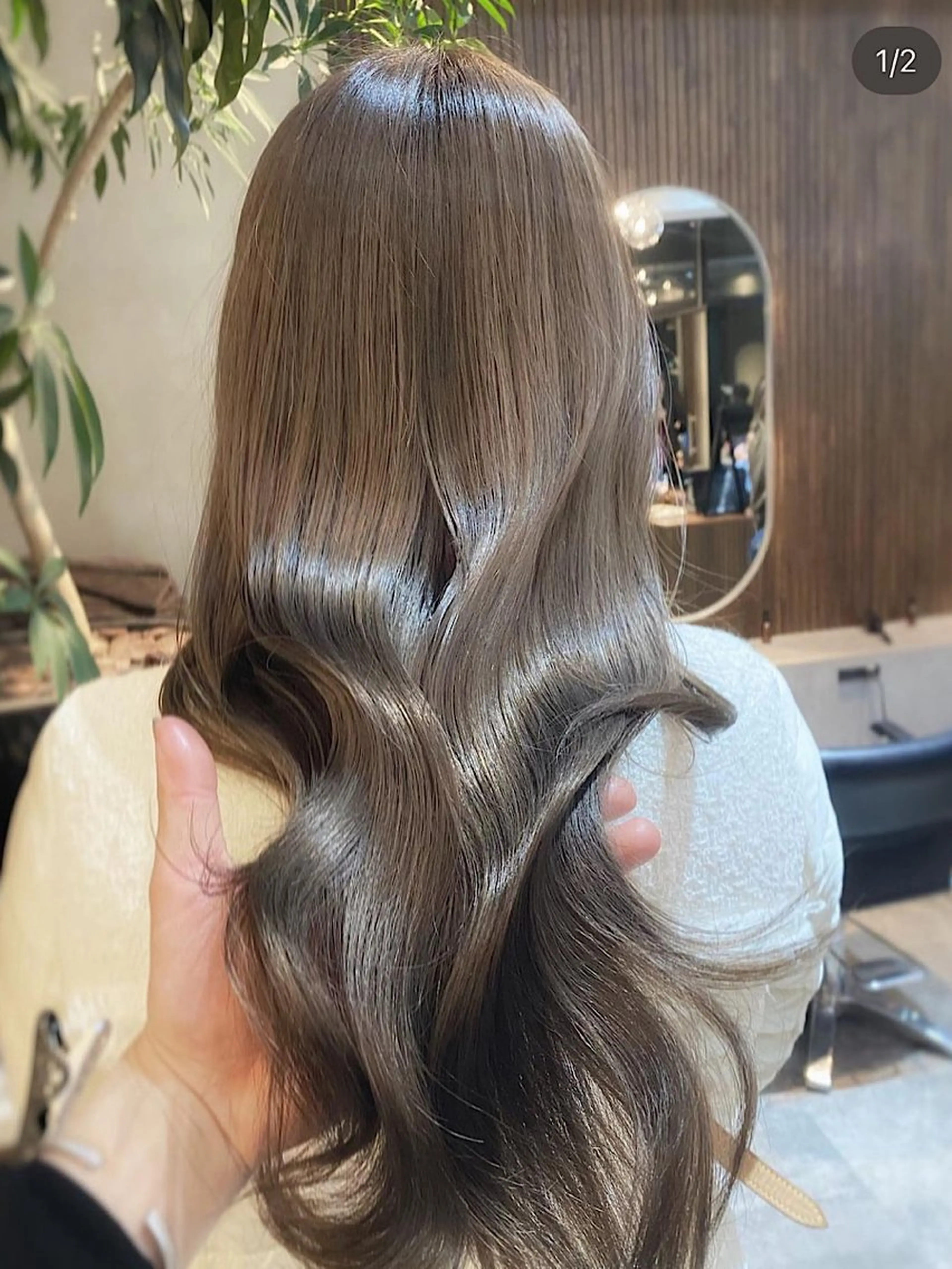 ロング カット ヘアカラー トリートメント ヘッドスパ 新宿No.1艶髪矯正 美艶カラー/FUKAのヘアスタイル