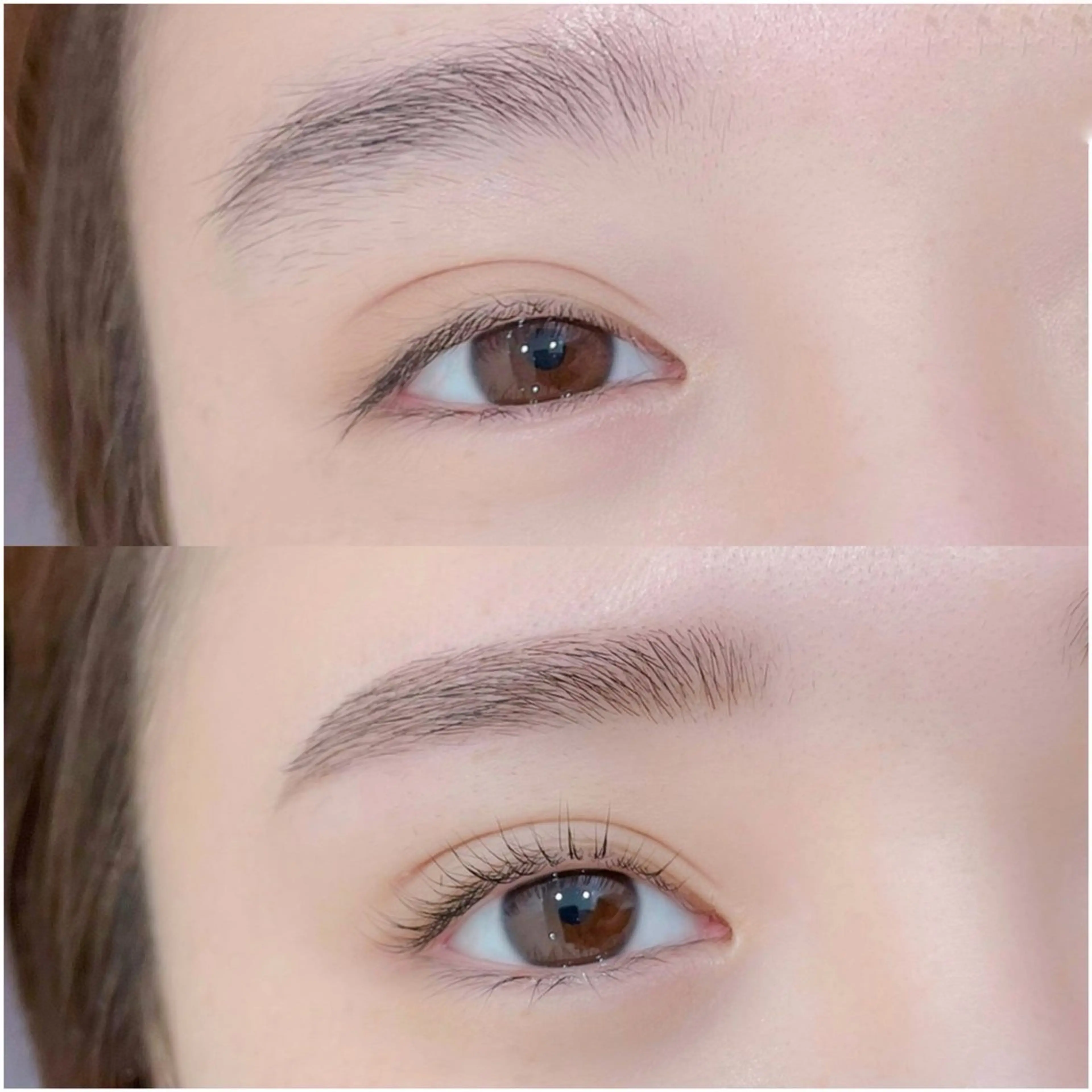 マツエク・マツパ 白髪ぼかしモデル募集 今村理央奈のヘアスタイル