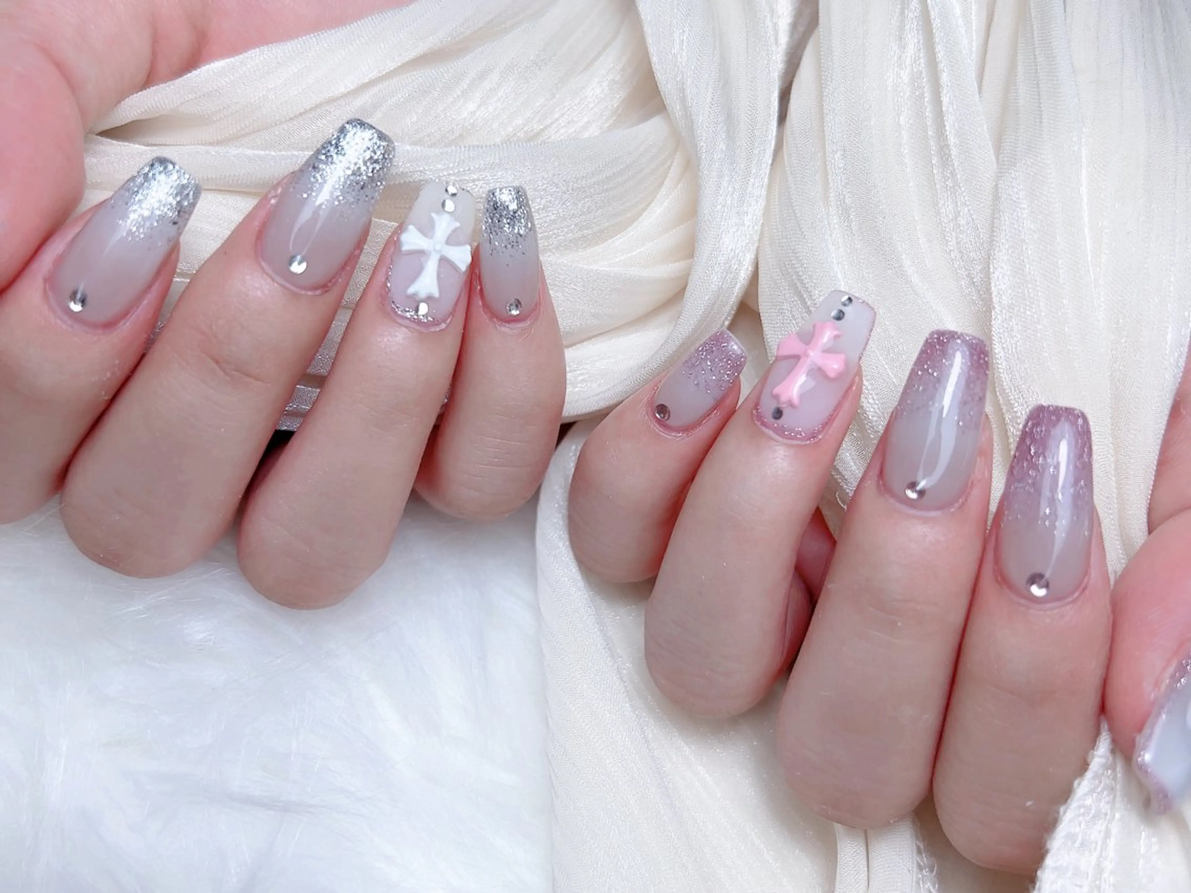 ネイル ハンドネイル M🌷nail 長さだし専門店のネイルデザイン