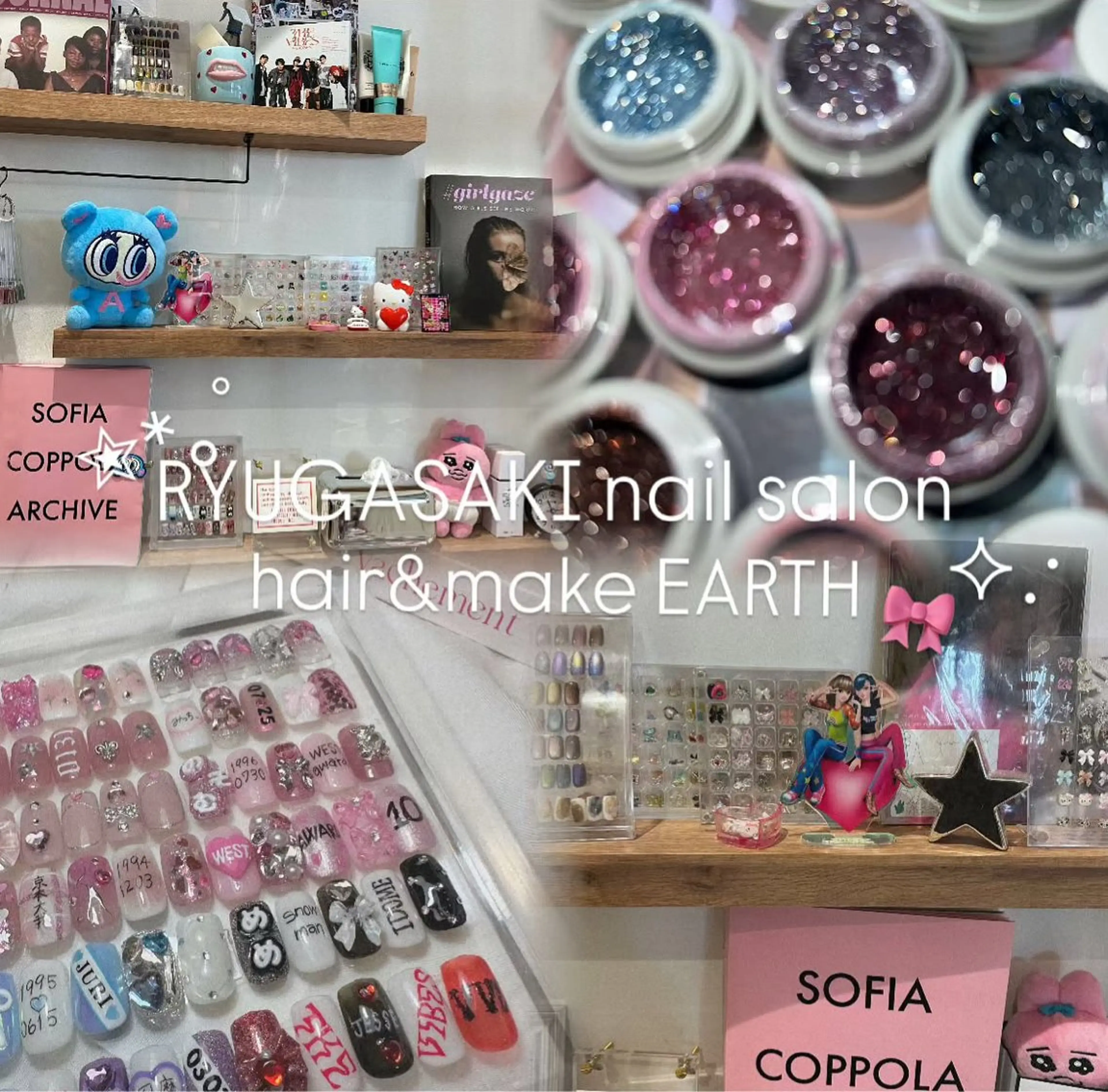 ネイル hair&make EARTH coiffure beaute 龍ケ崎店所属・tomita ayakaのネイルデザイン