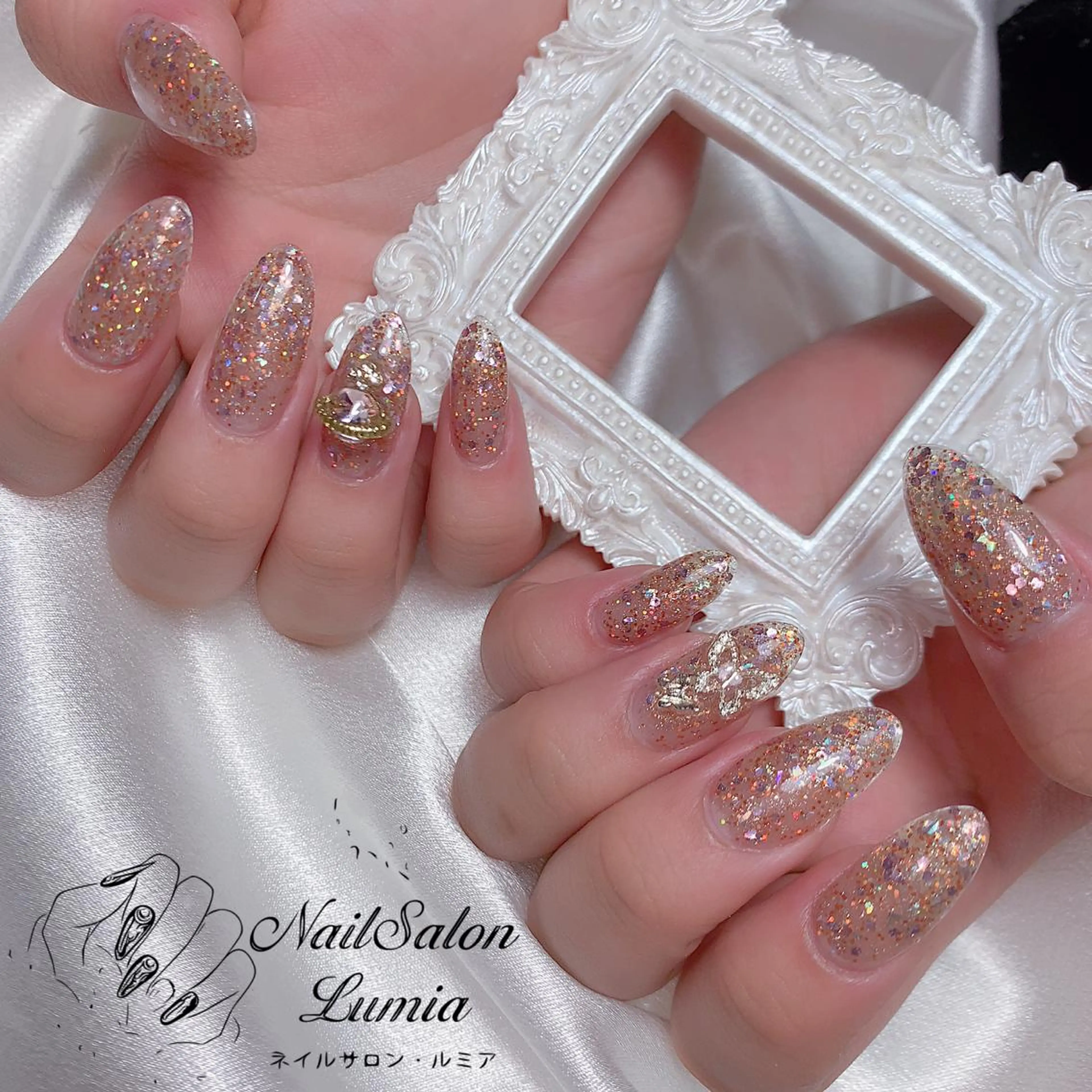 ネイル ハンドネイル ネイルサロン ルミア Lumia 店長のネイルデザイン