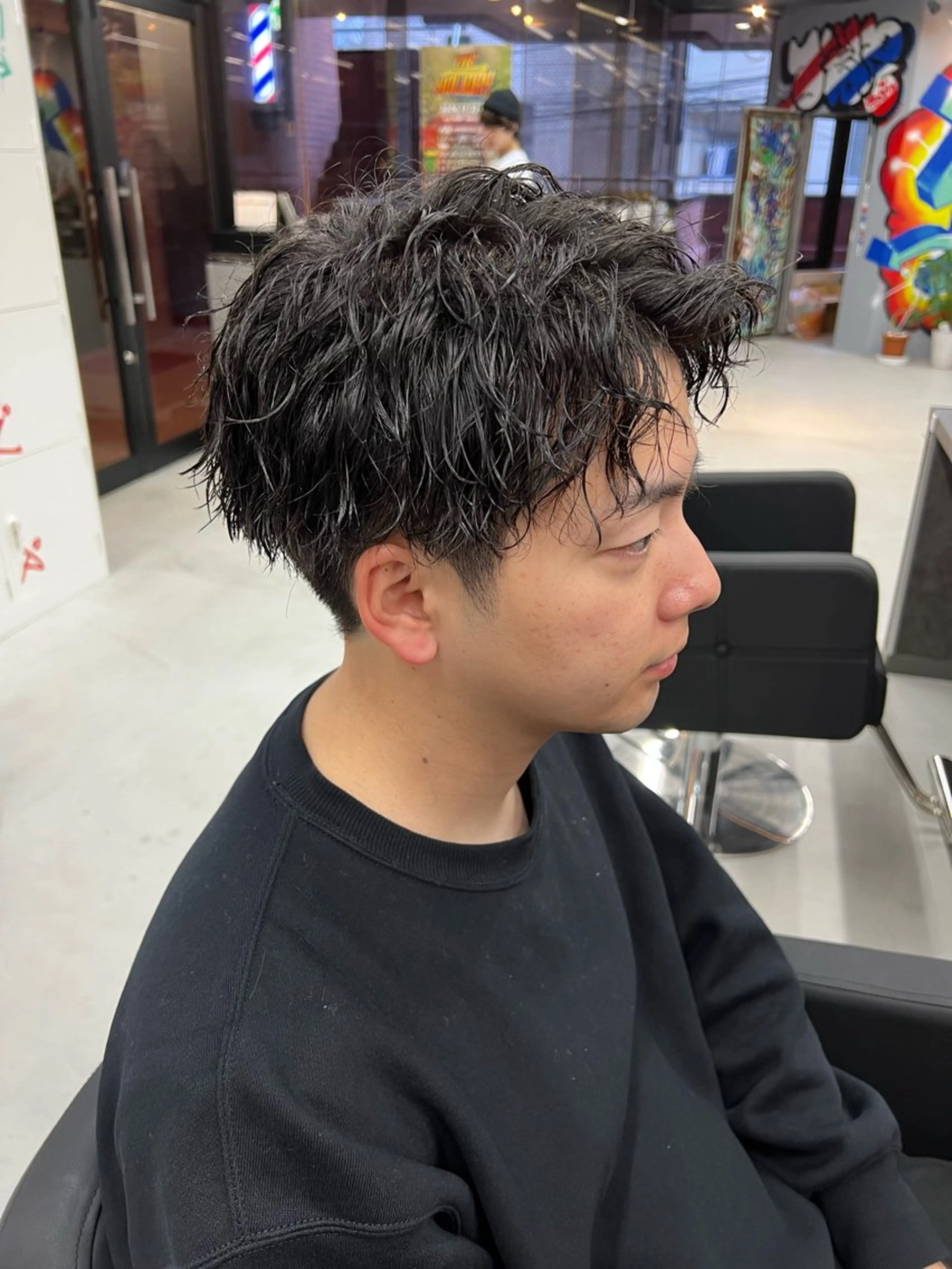ショート パーマ メンズ 錦糸町/Men's cutパーマ石川史弥のヘアスタイル