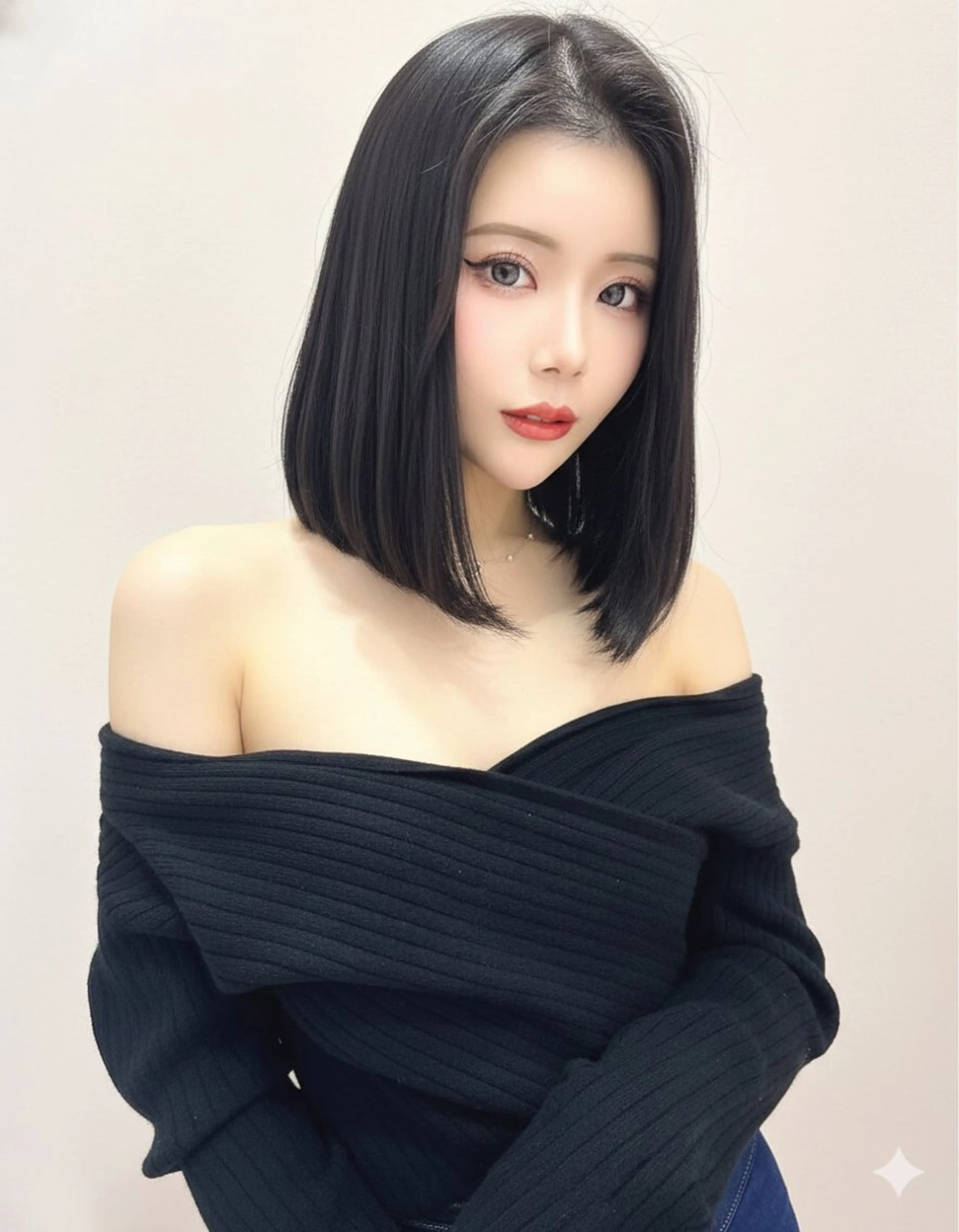 ミディアム カラー カット ヘアカラー トリートメント 韓国ヘア/髪質改善 TAKAHIROのヘアスタイル