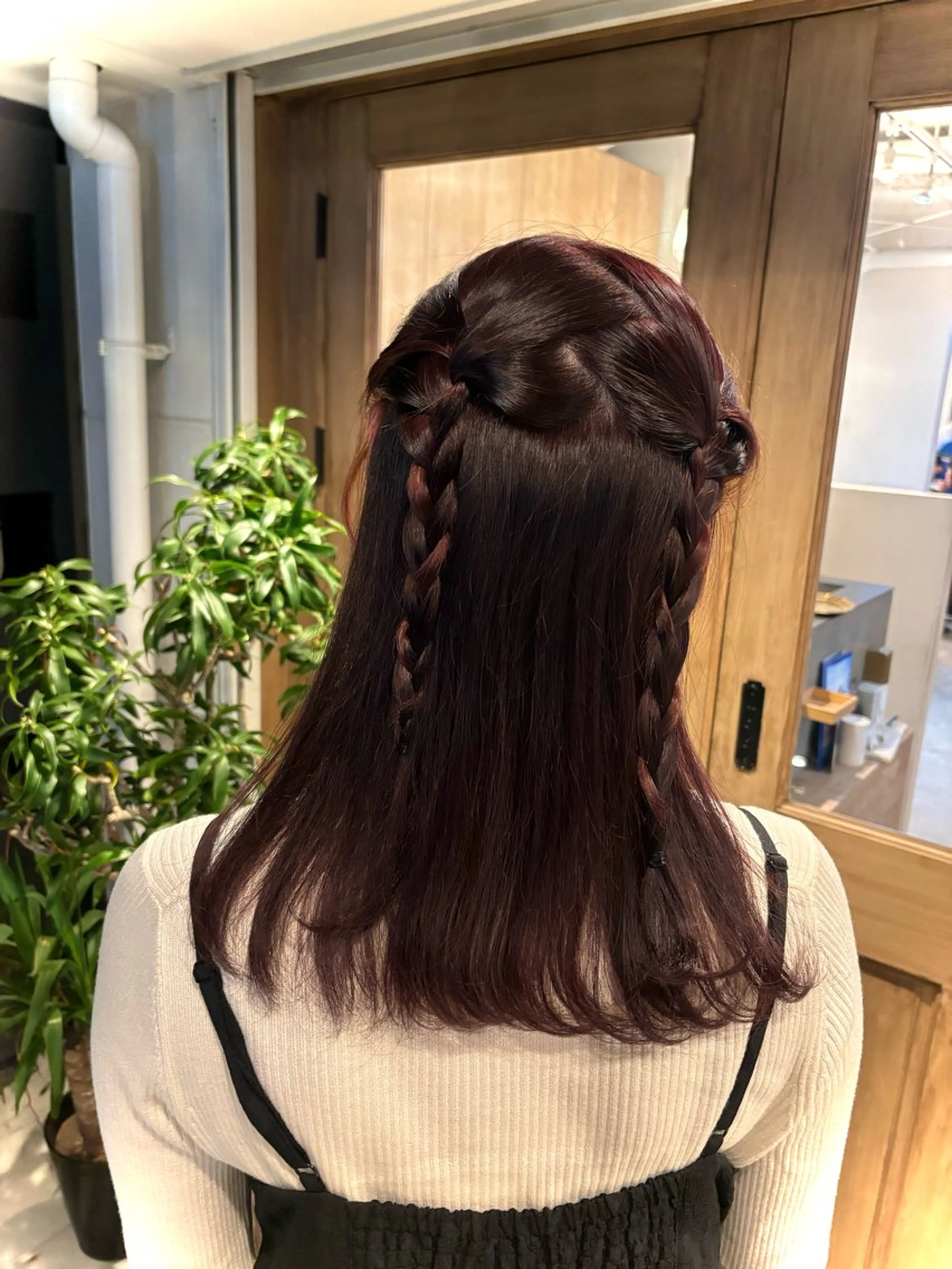 ミディアム カラー ブリーチ ブリーチなしカラー ヘアカラー 梅田/ハイトーン /yuriのヘアスタイル