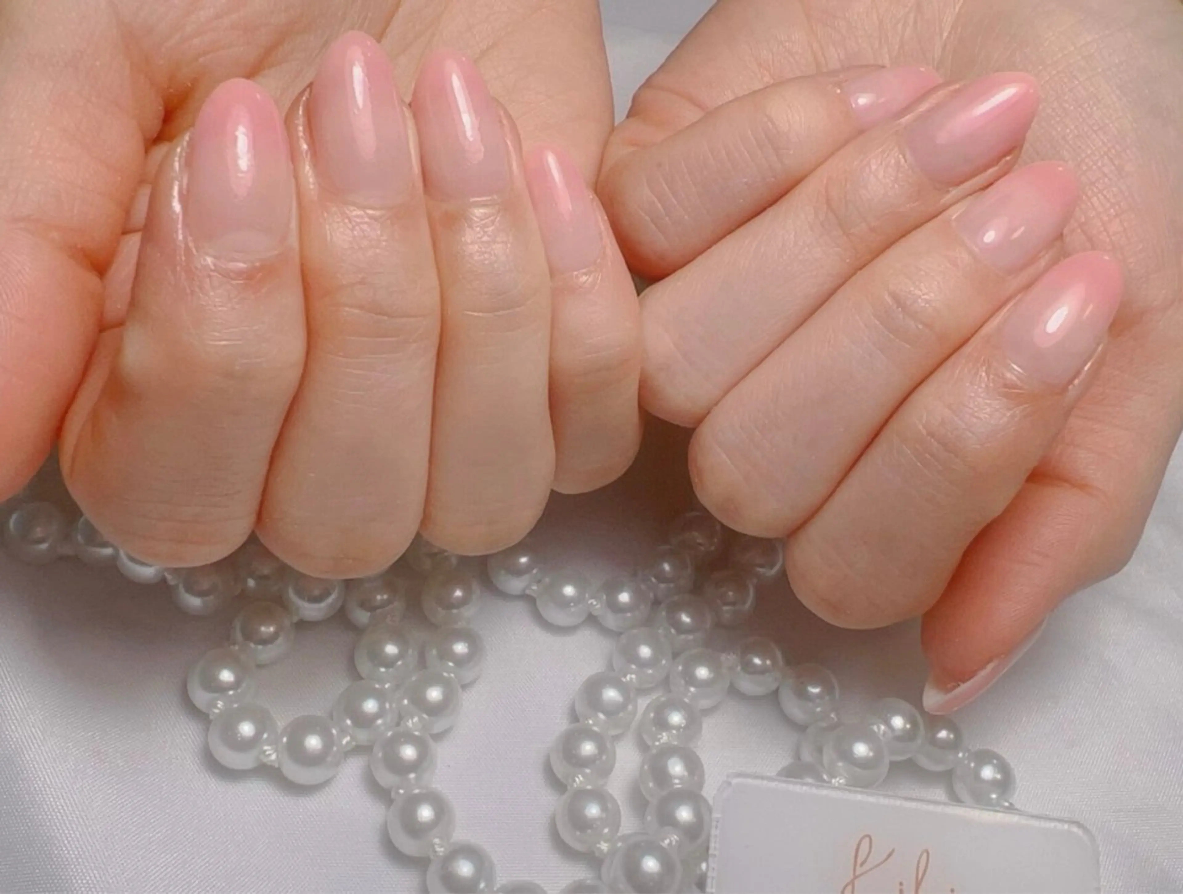 ネイル アートネイル フレンチネイル ジェルネイル グラデーション 韓国ネイル 村中 ハナのネイルデザイン