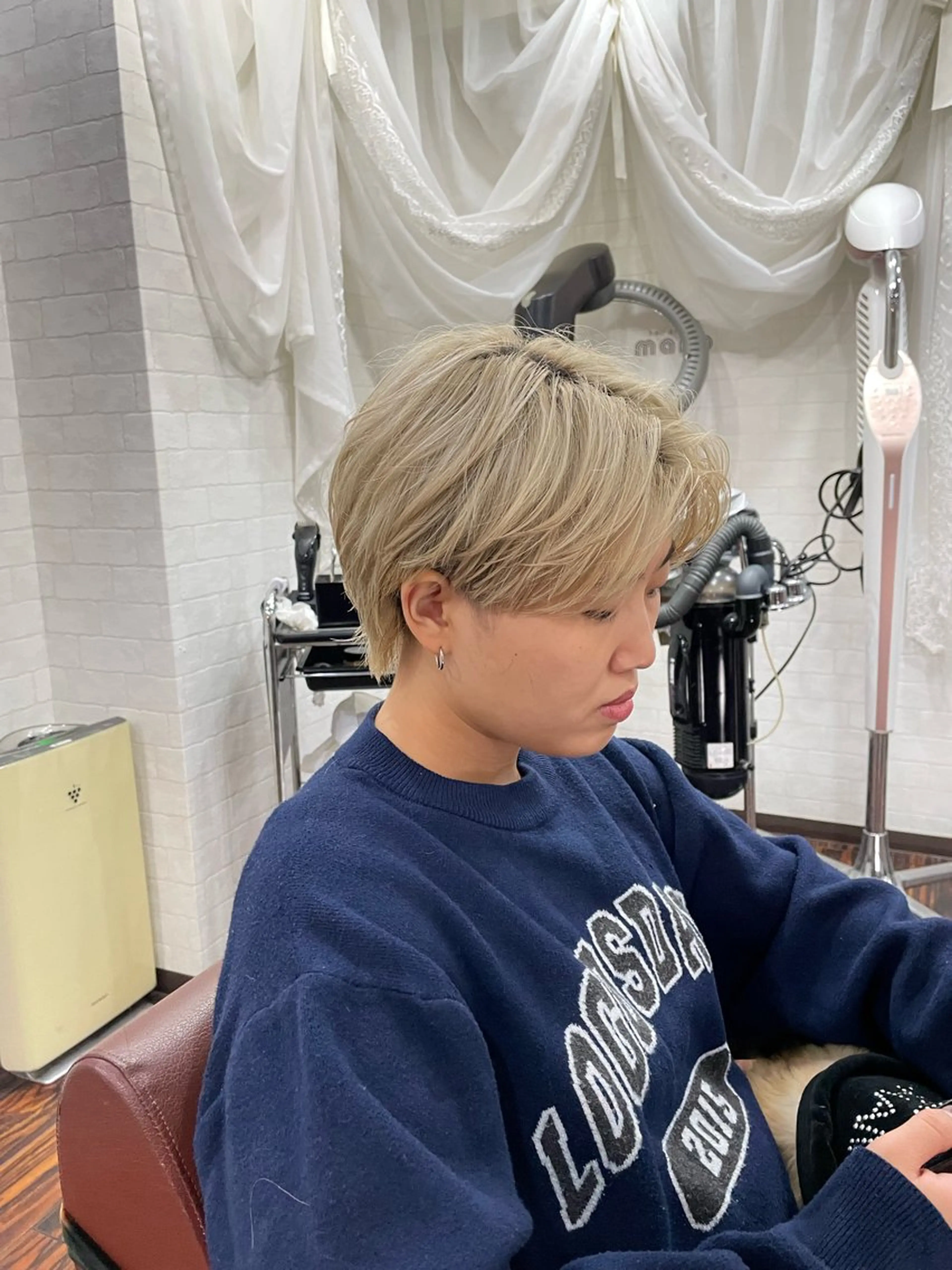 ショート ハンサムショート ショートヘア Hair  create Mano所属・堀一樹/ メンズヘア/パーマのヘアスタイル