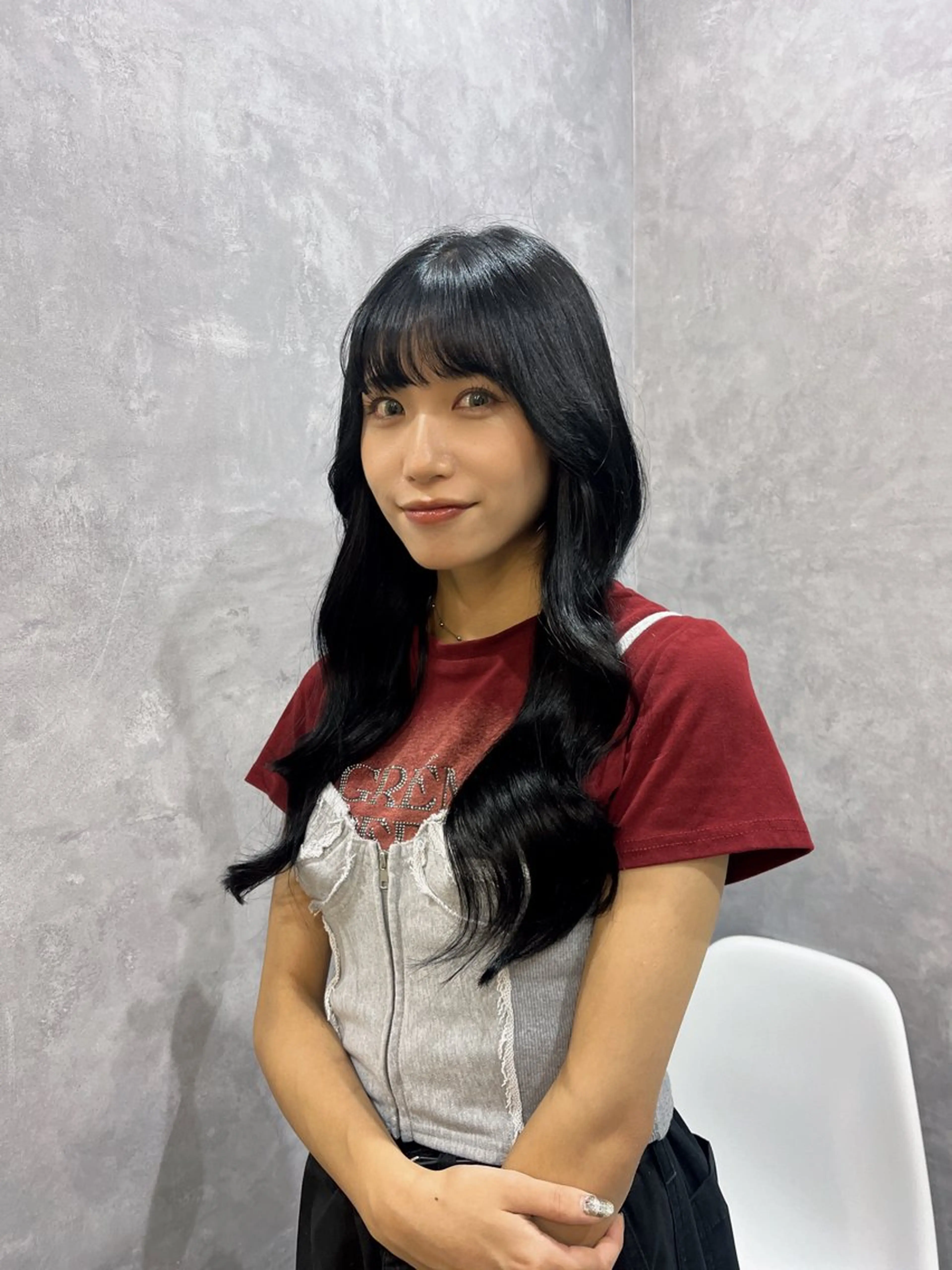 ロング ヘアカラー エクステ レイヤーカット /konomiのヘアスタイル