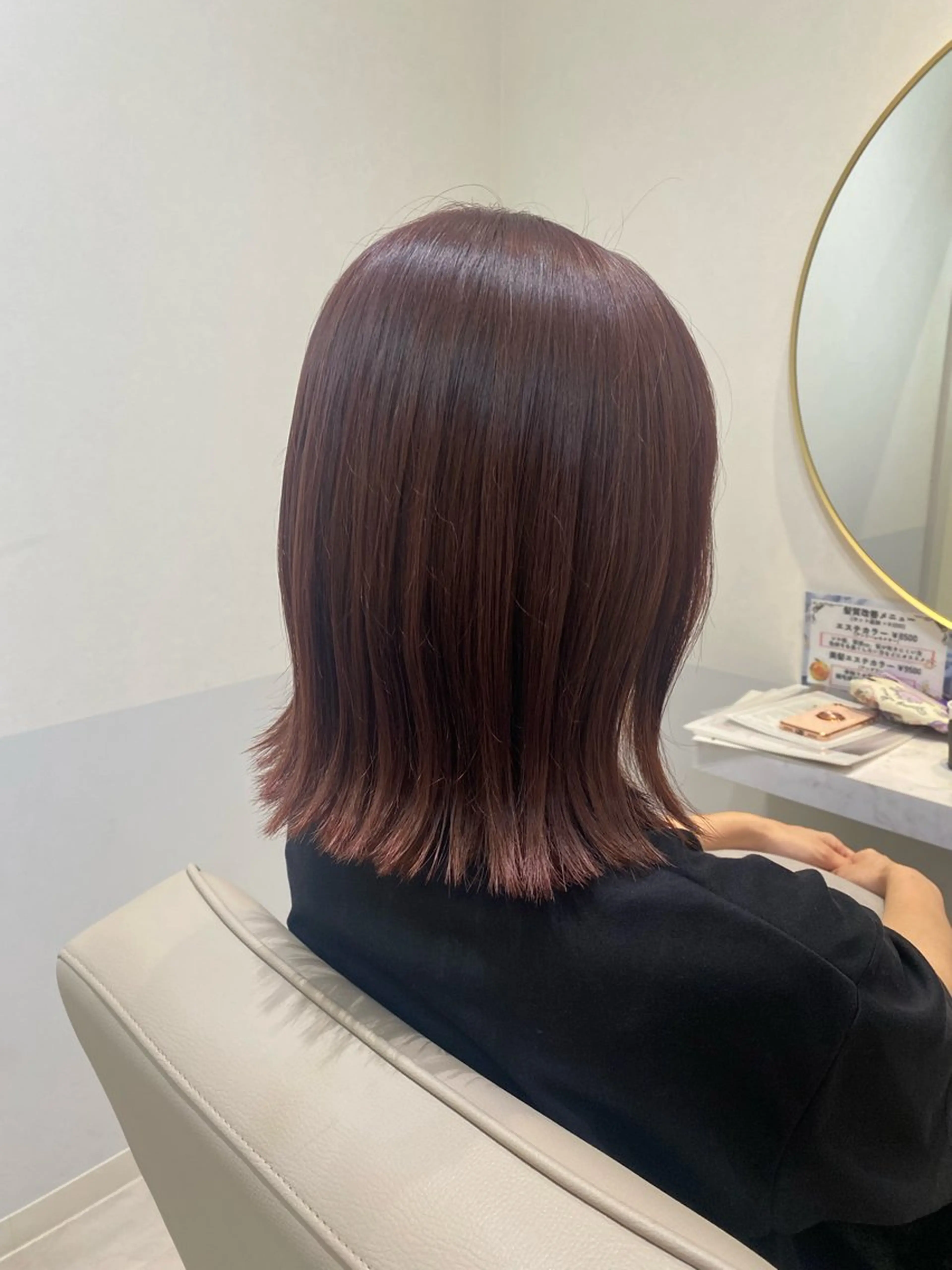 ショート カラー ブラウンカラー ピンクカラー ピンクブラウン カット ヘアカラー 韓国ヘア・カラー 🩵SHIZUKUのヘアスタイル