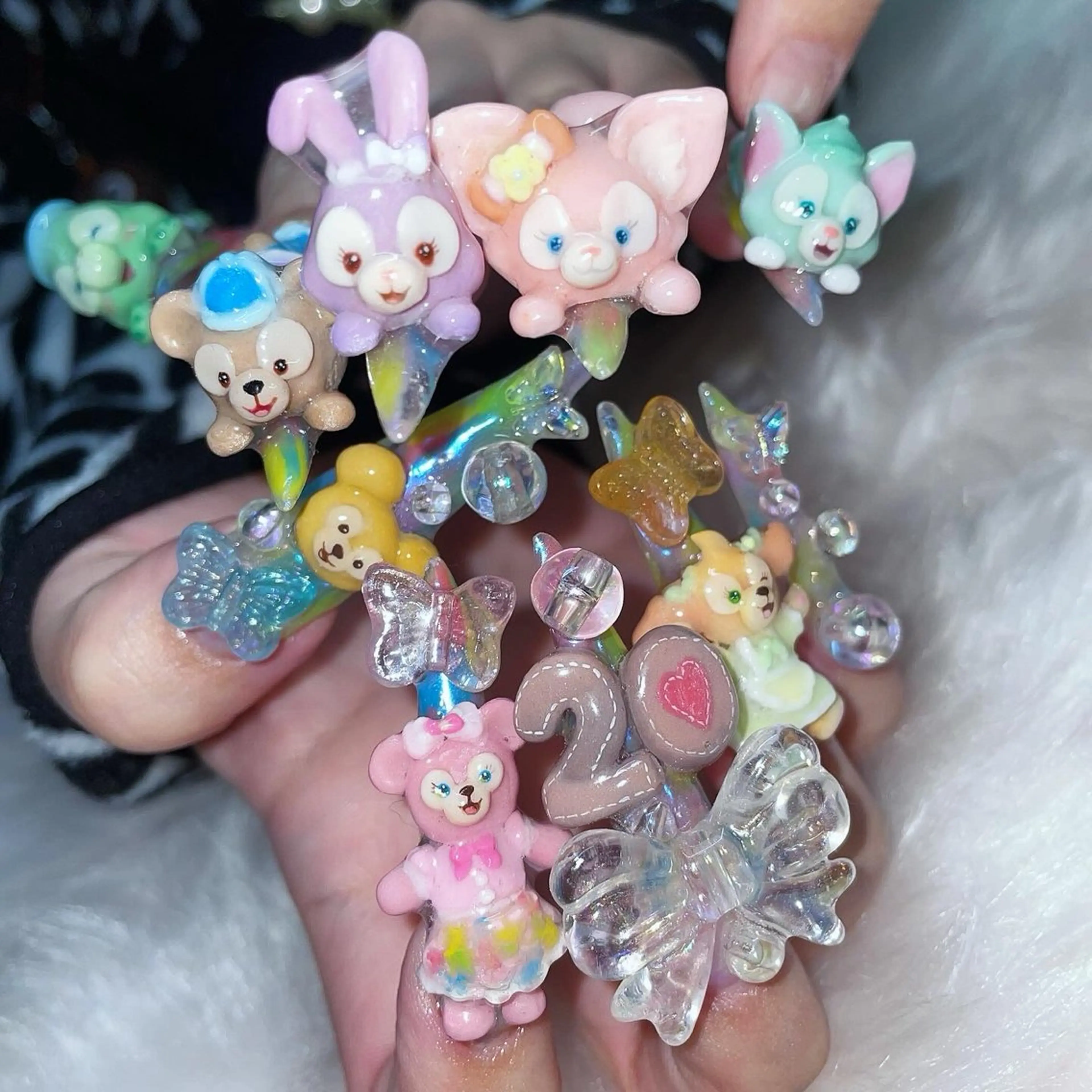 ロング WOLTOKYO渋谷 Anzuのネイルデザイン