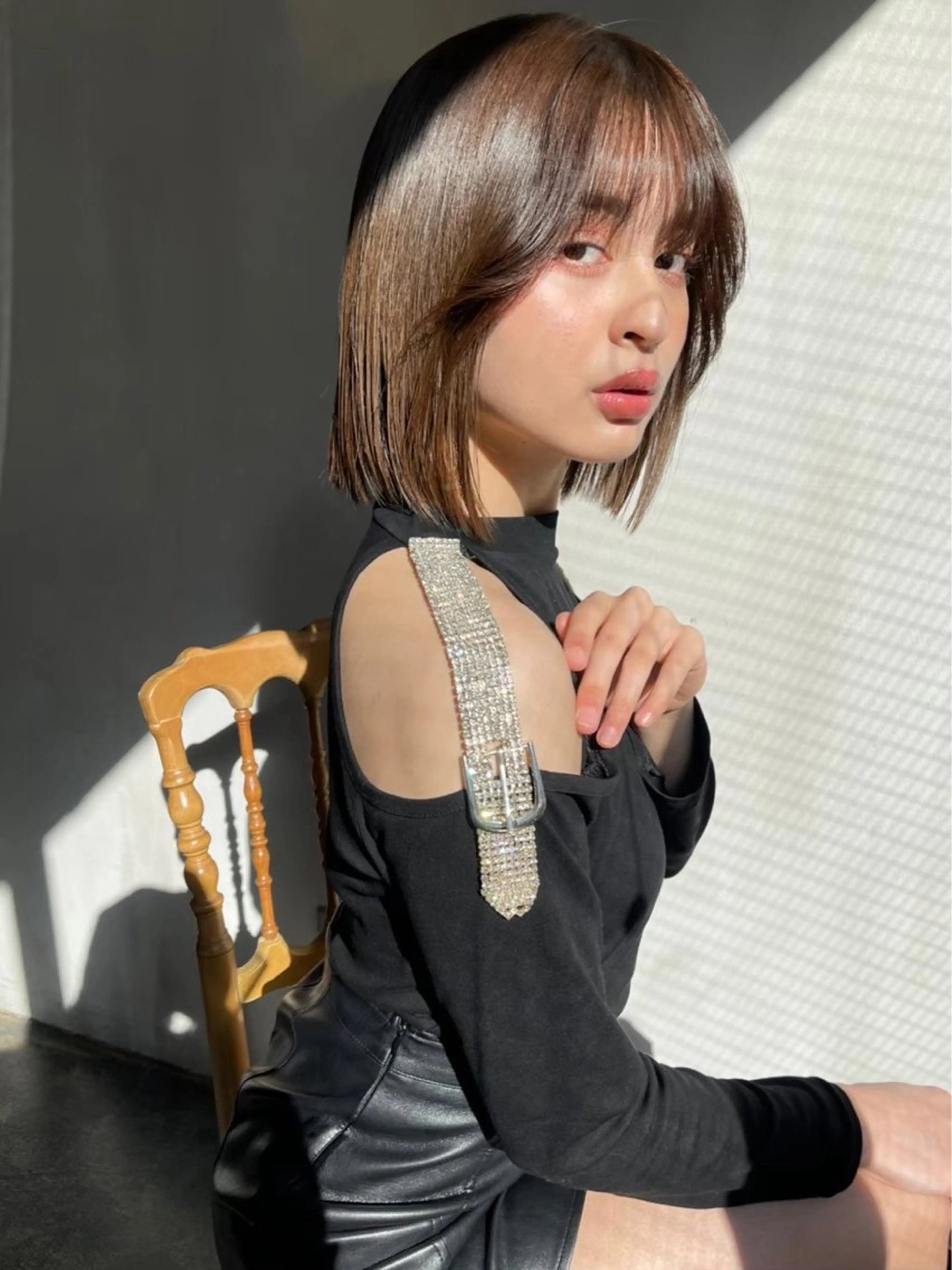 《🏳️‍⚧️ミニモ限定🏳️‍⚧️》 前髪カット＋カラー＋オーガニックトリートメント🧴🫧の写真