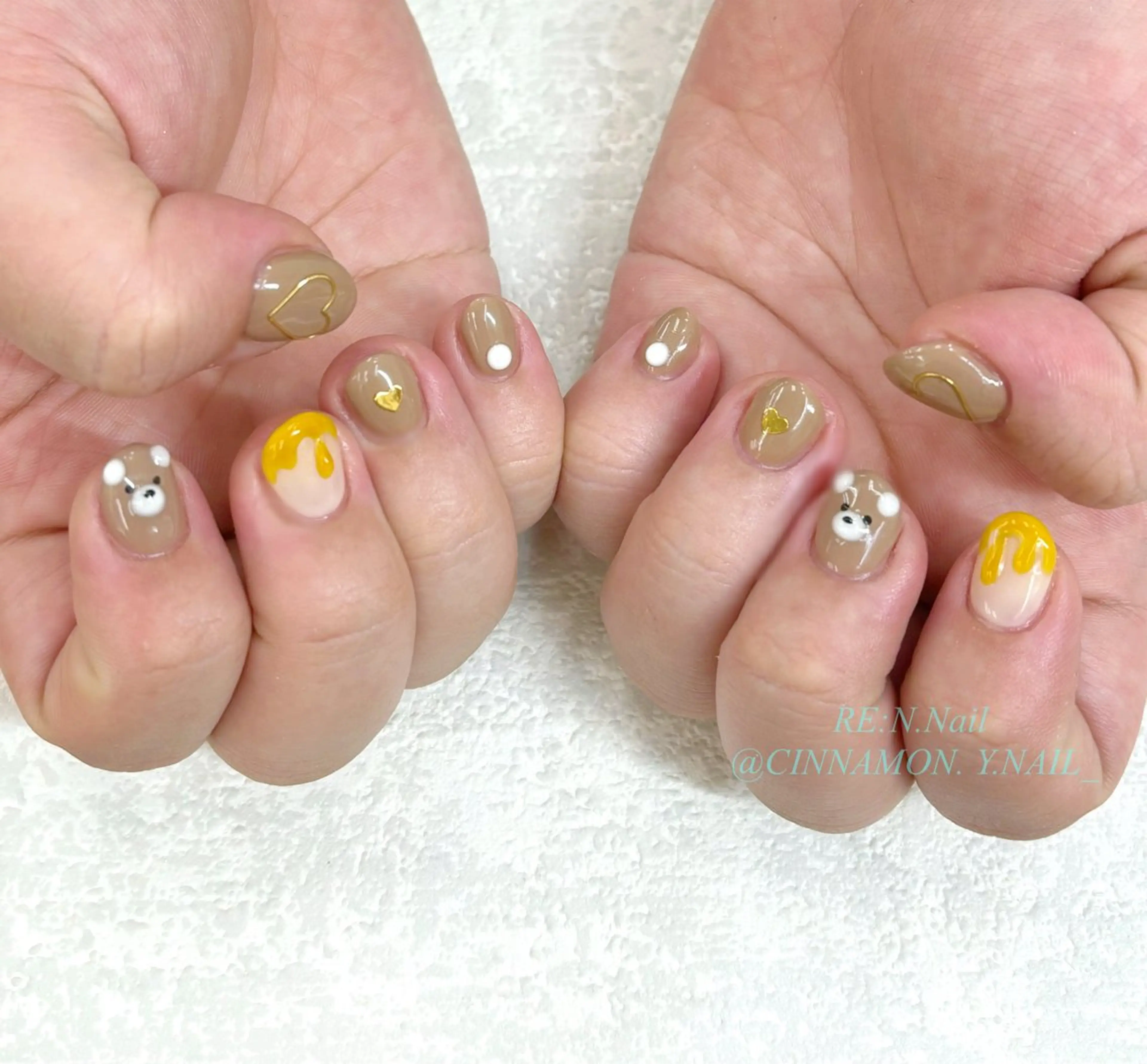 ネイル ハンドネイル Yuna🩵 RE:N.Nailのネイルデザイン