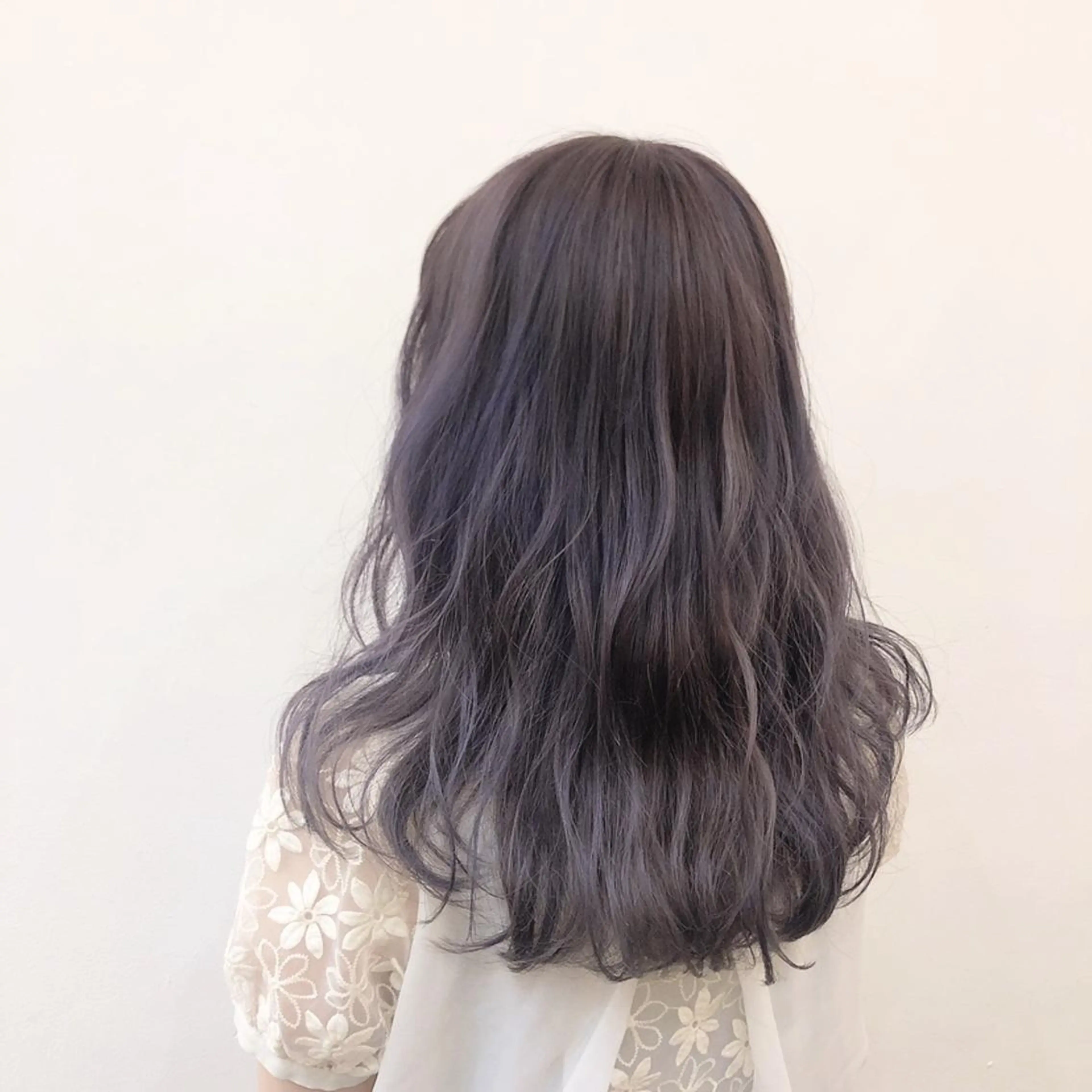 セミロング カラー ブリーチ ラベンダーカラー beauty   beast 西新店のヘアスタイル