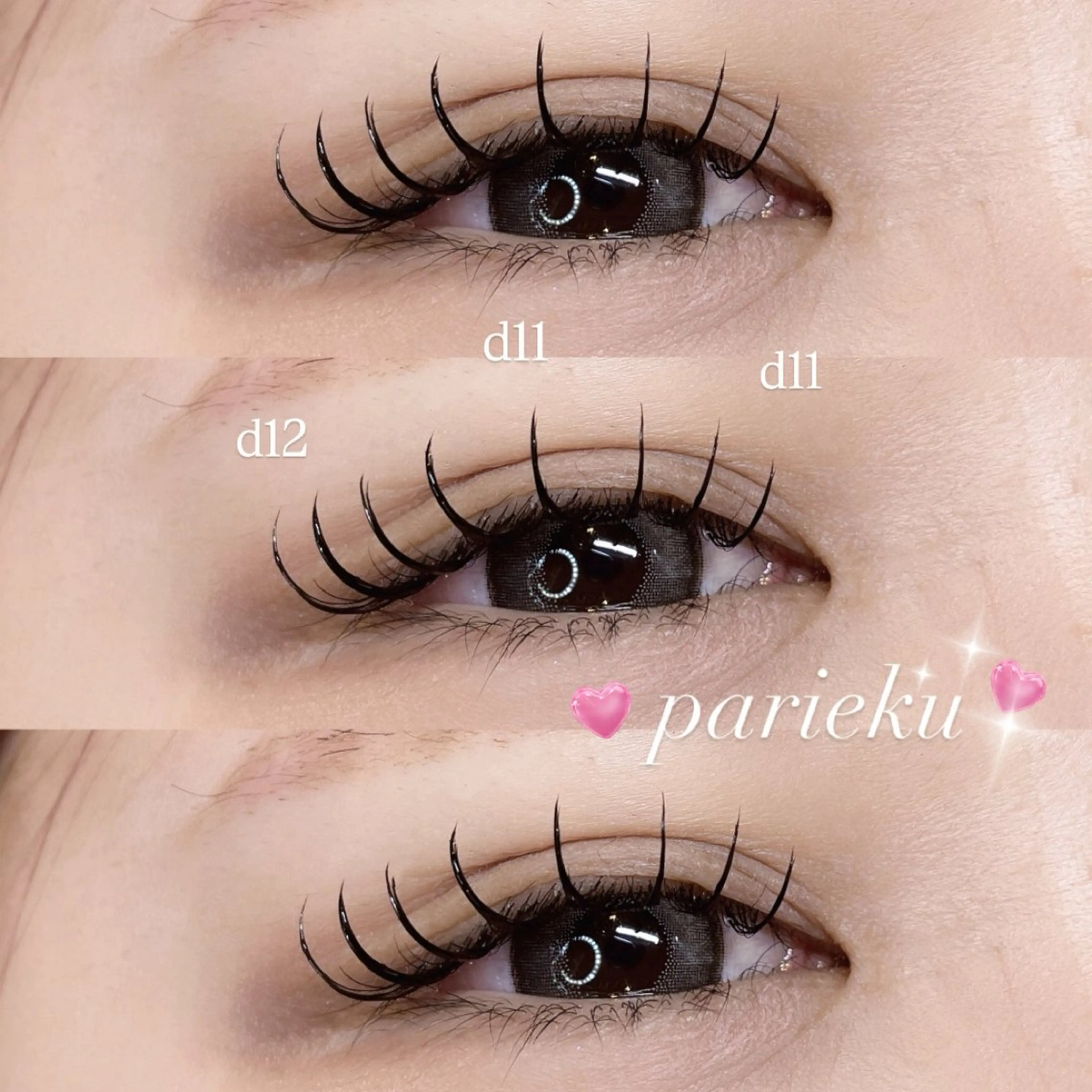 マツエク・マツパ マツエク Mell Yuuna ♡パリエク /束感のマツエク・マツパデザイン