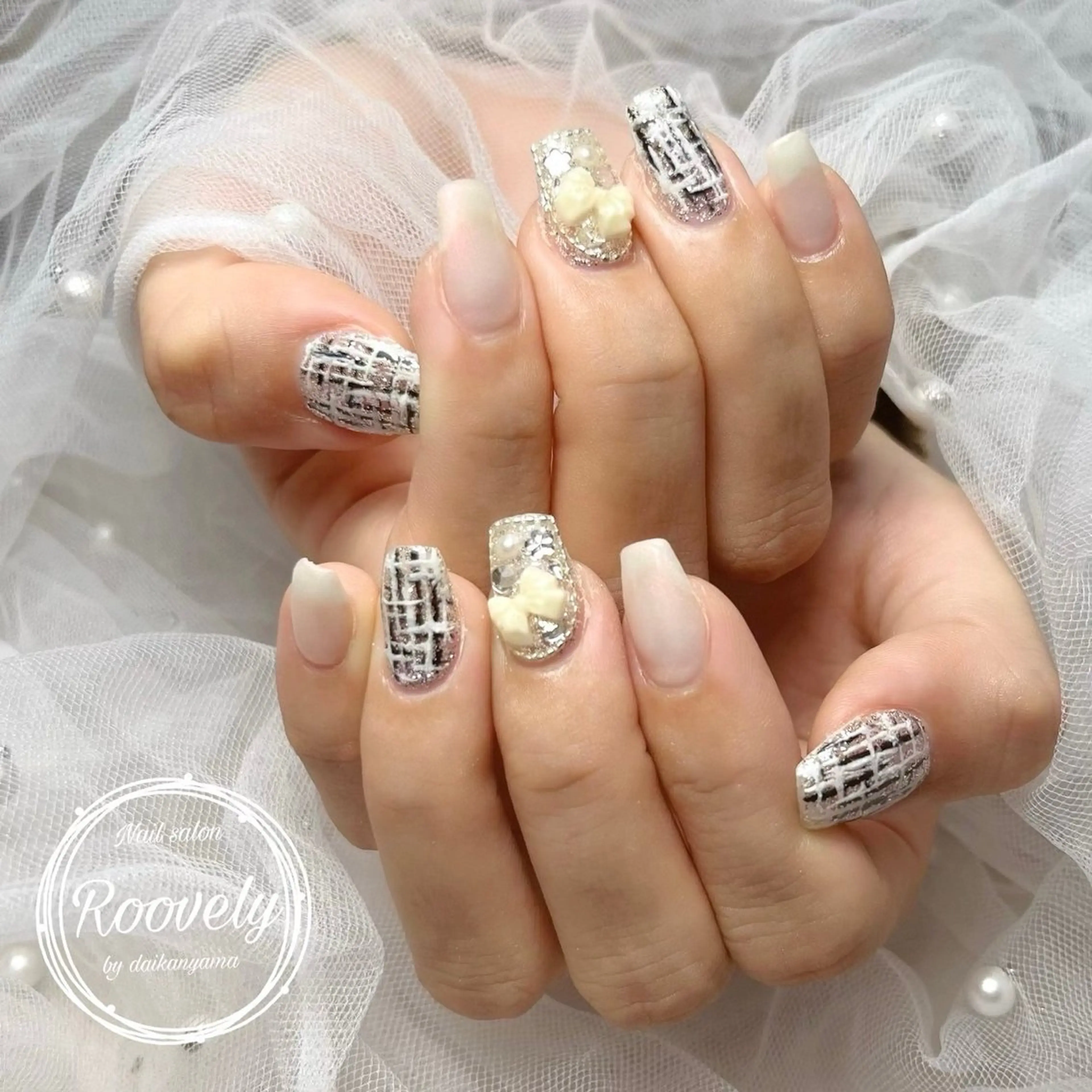 ネイル Nail salon Roovely 代官山店【ネイルサロンルブリー】所属・roovely Rumi／ニュアンスのネイルデザイン