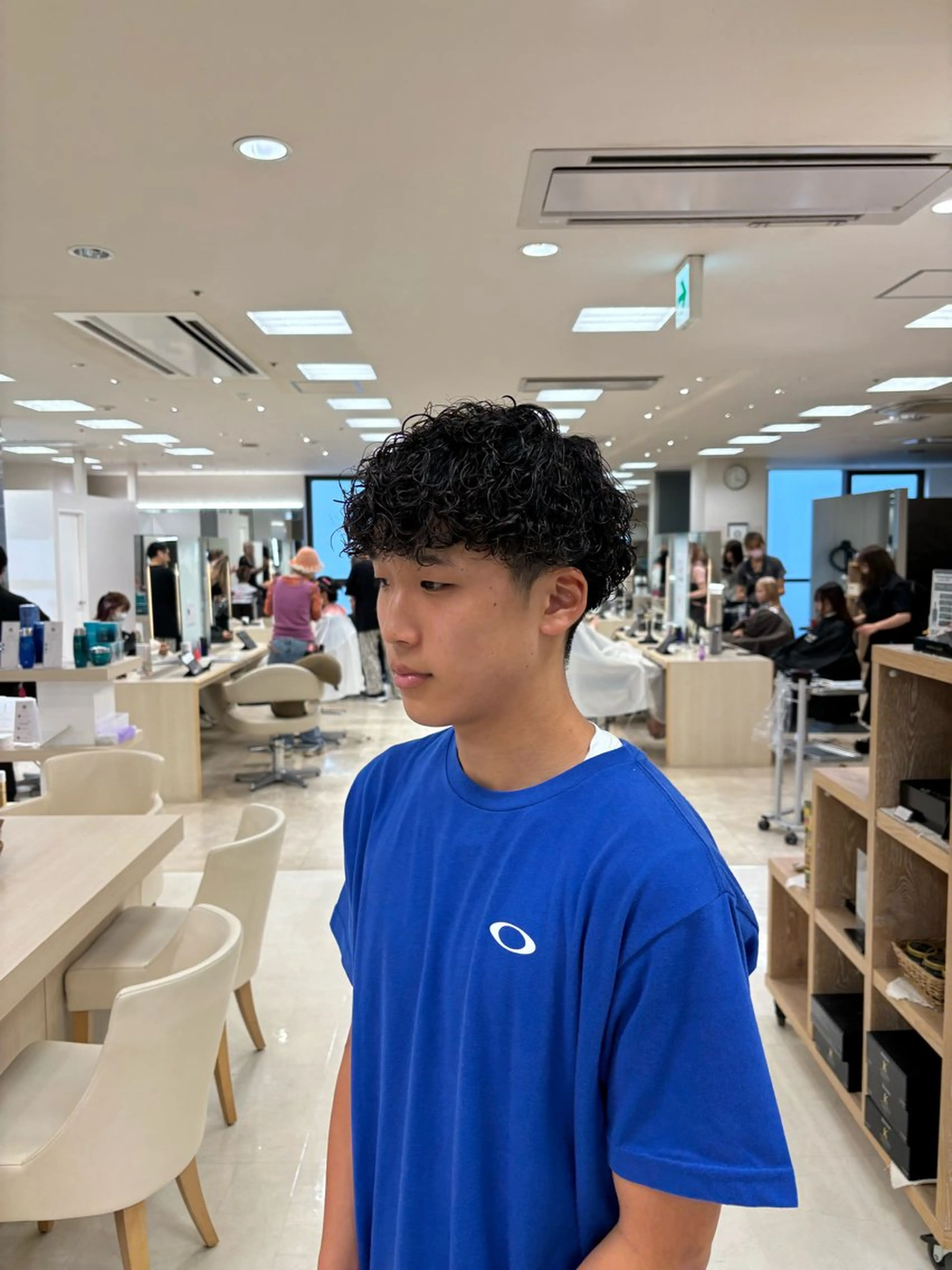 パーマ メンズ カット パーマ トリートメント 湘南/メンズパーマ/ ハイライト/ユチカのヘアスタイル