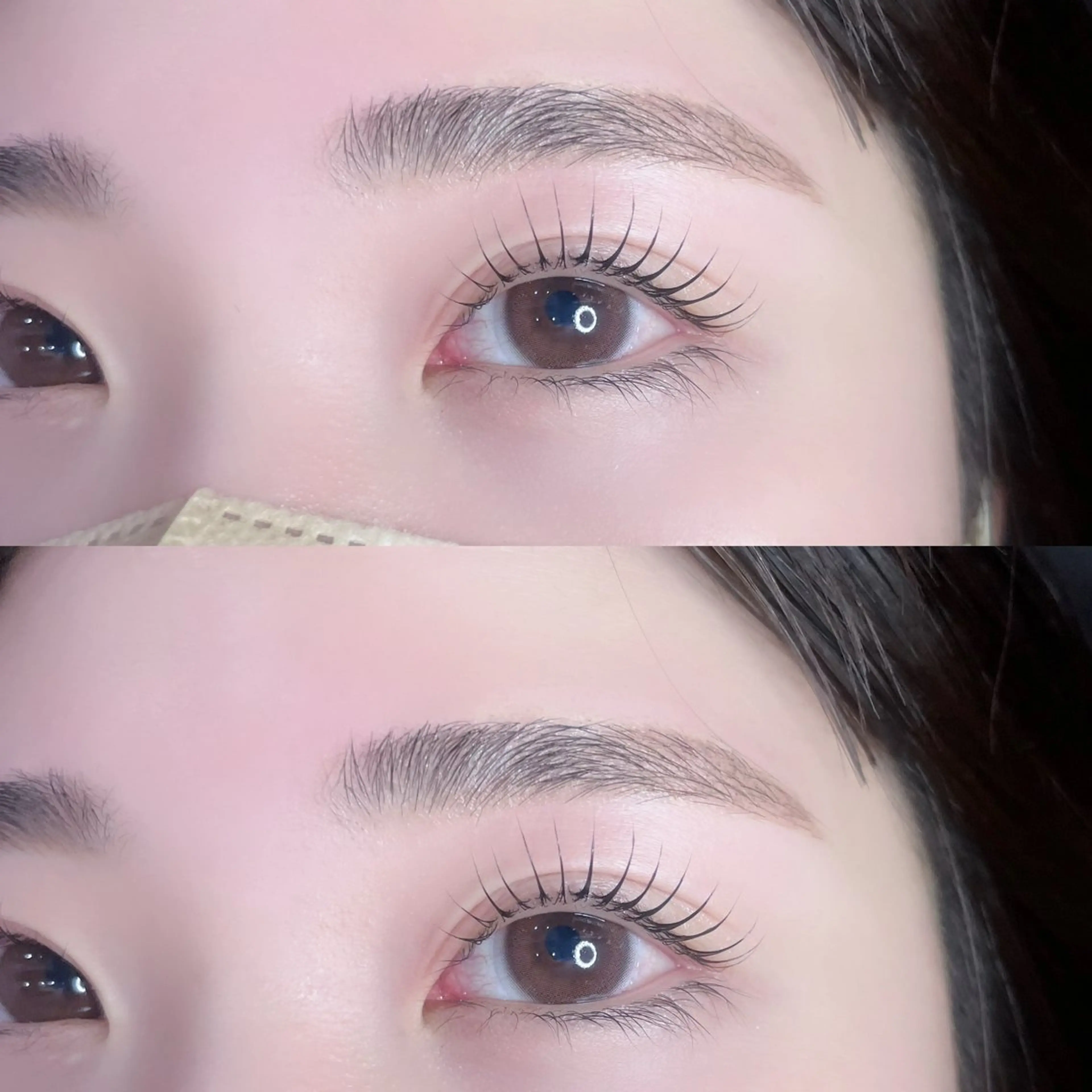 🎟【限定セットメニュー】アイブロウWAX＋上のみラッシュリフト(メンズ可◎) お仕上げメイク付き＊選択可の写真