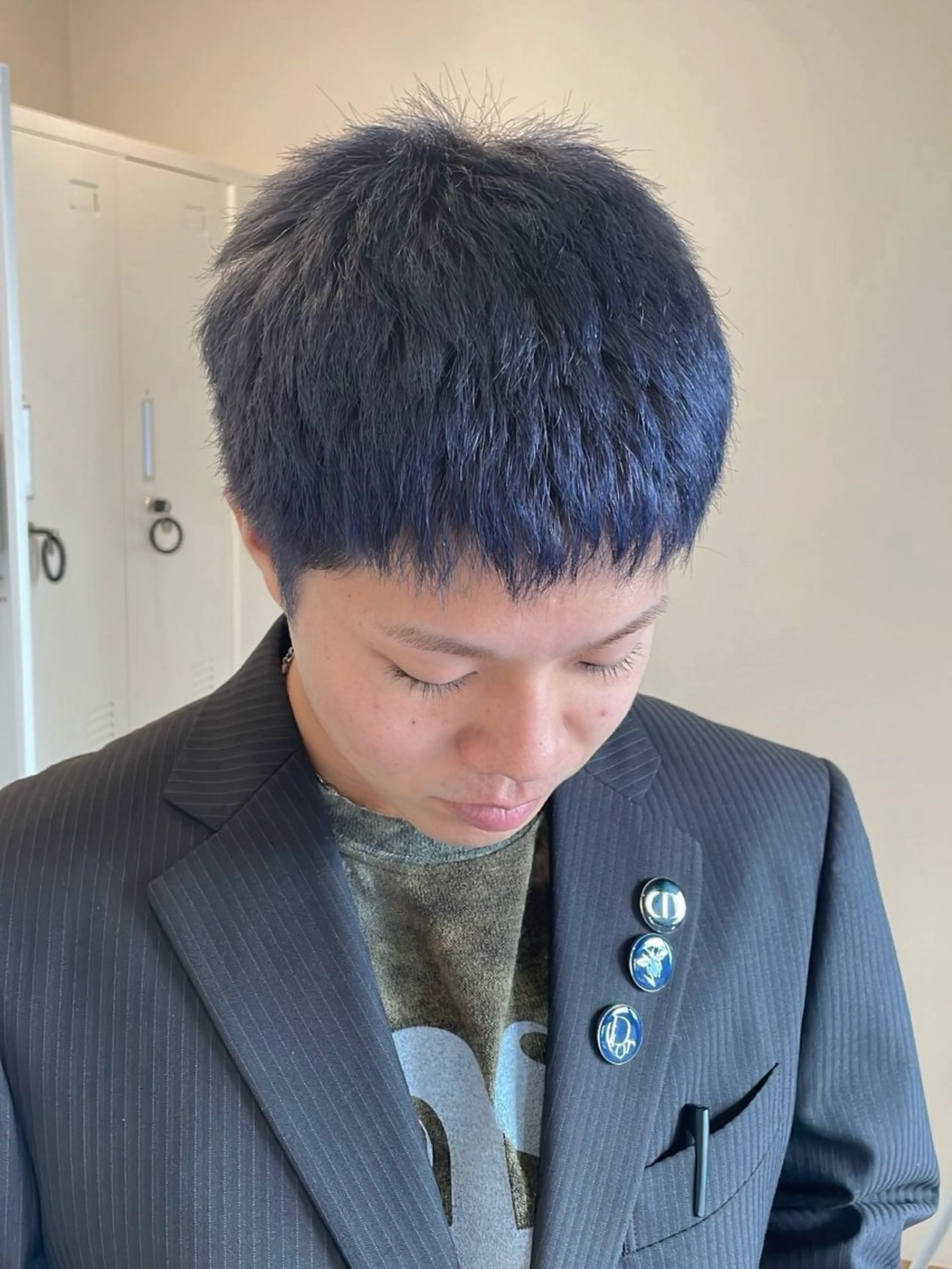 カラー メンズ シルバー ヘアカラー カットモデル/ 🌷内藤美乃🌷のヘアスタイル